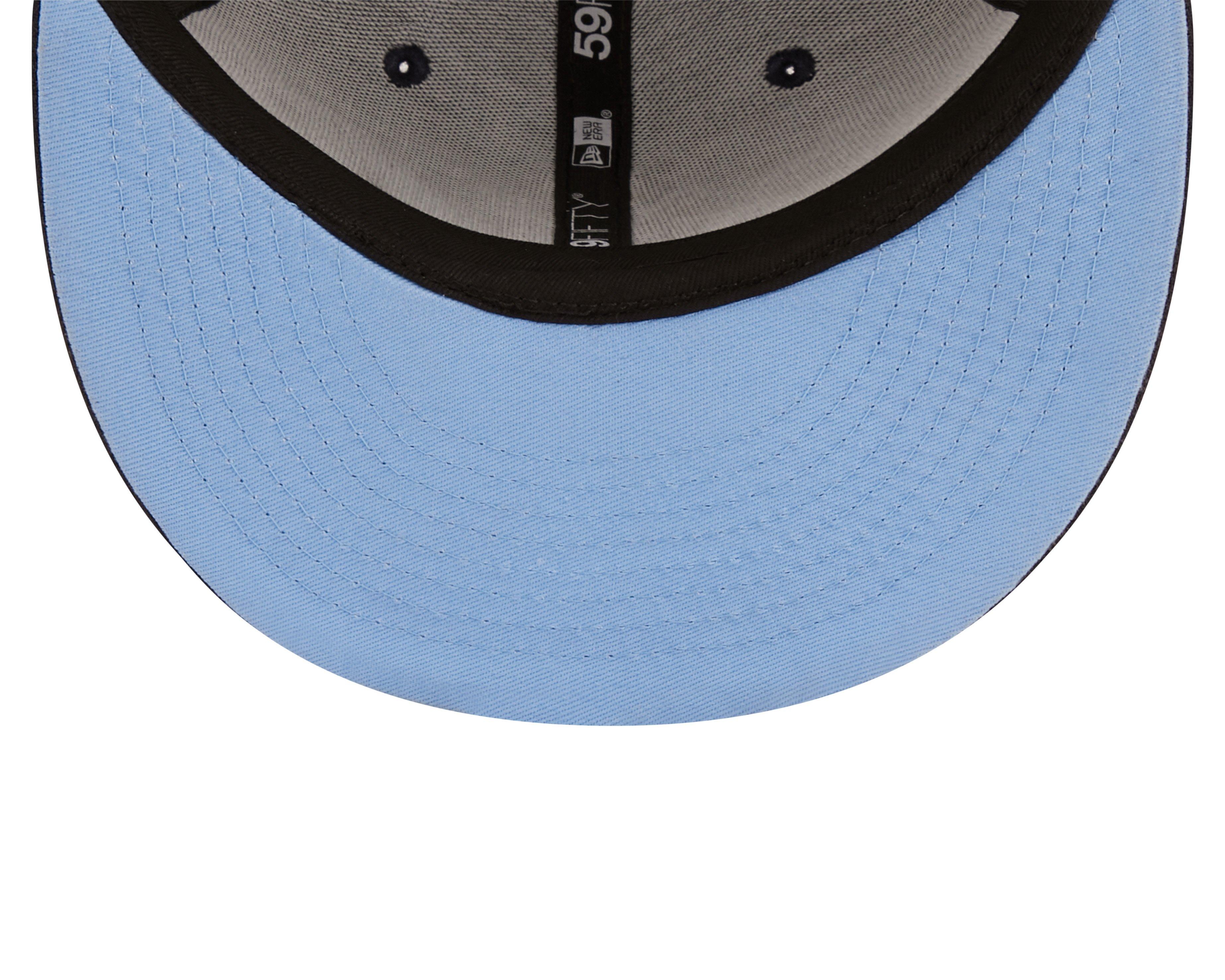 New Era, Accessories, New Era Ny Yankees Mlb 59fifty Fitted Hat Baseball Cap  Light Blue Sz 7 8