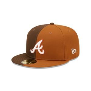 Atlanta Braves All Day 9FORTY A-Frame Trucker Hat, Brown, MLB by New Era