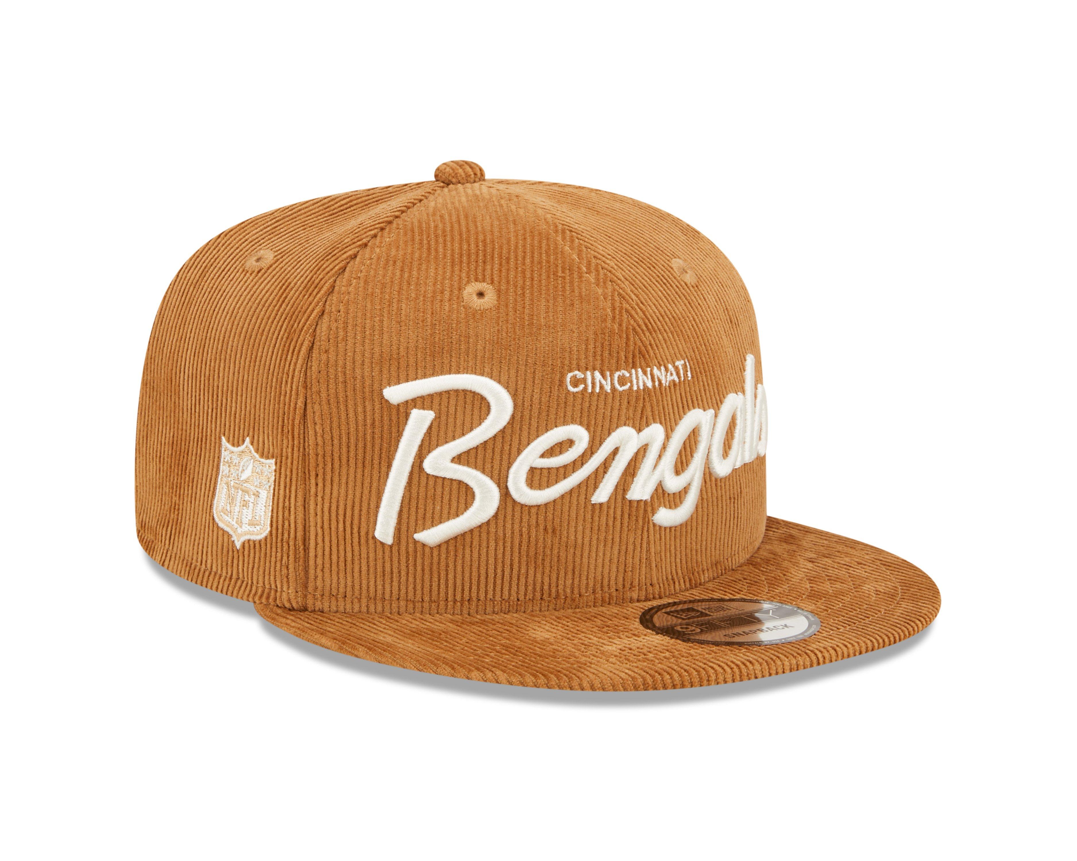 New Era Cincinnati Bengals Corduroy Script 9FIFTY Snapback Hat