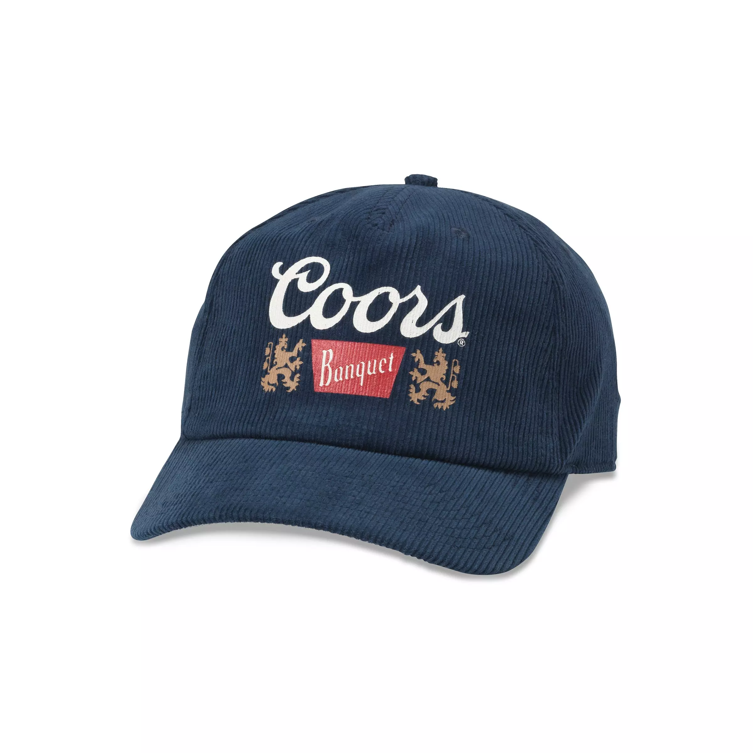 American Needle Coors Banquet Corduroy Snapback Hat - NAVY