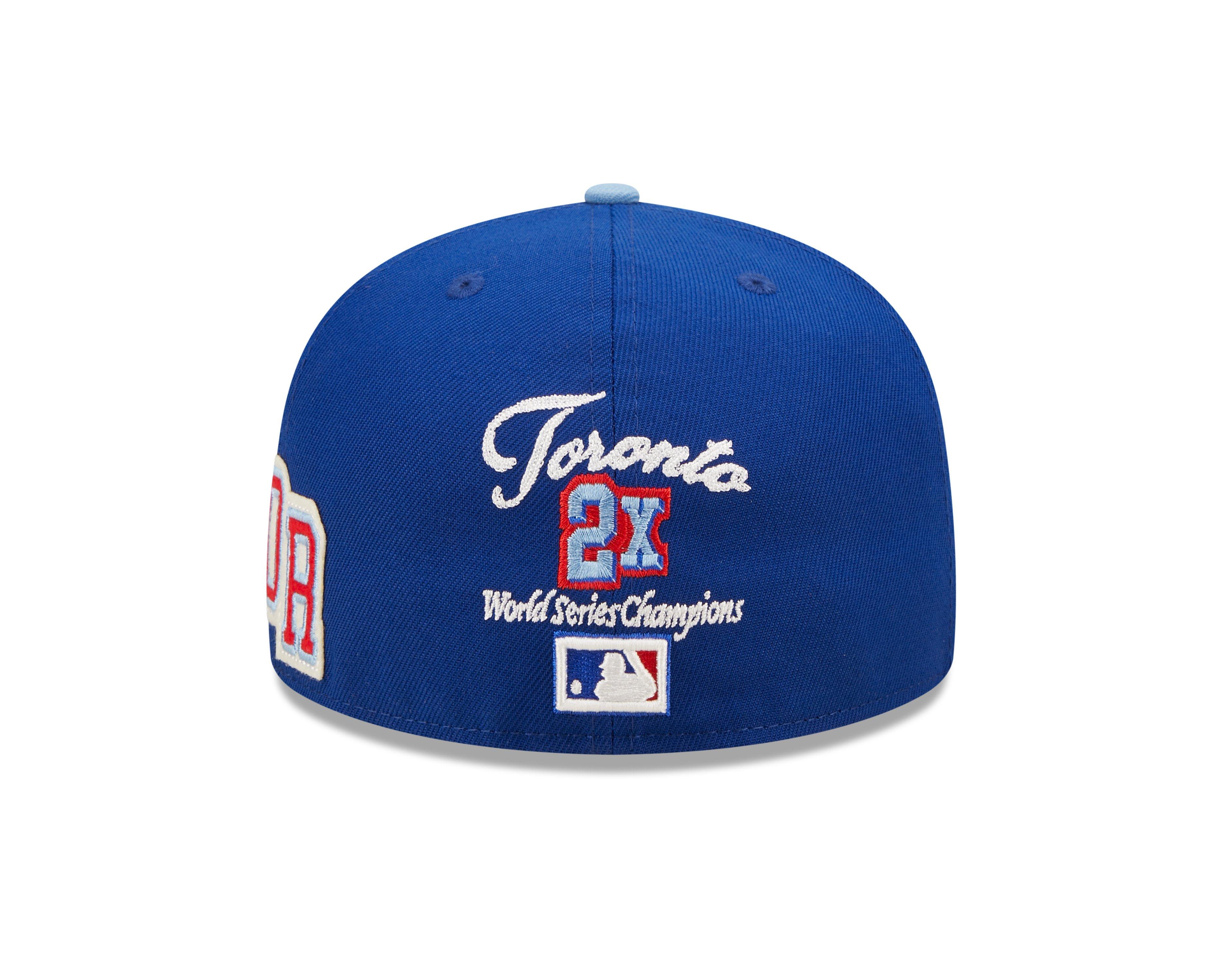 Men's New Era Tan Toronto Blue Jays 10th Anniversary Sky Undervisor 59FIFTY Fitted Hat