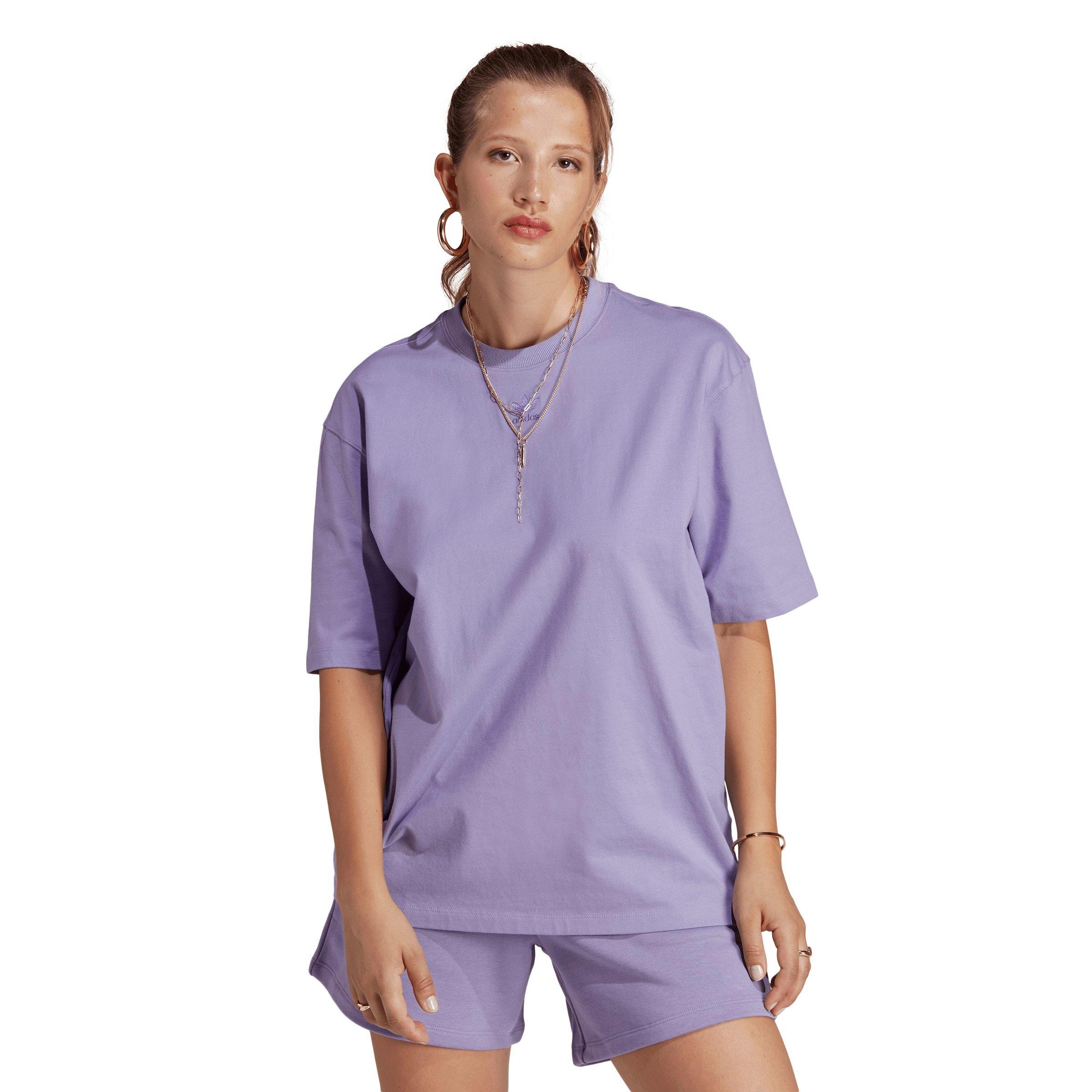 adidas Women's Essentials Tee-Purple - PURPLE Thumbnail View 1