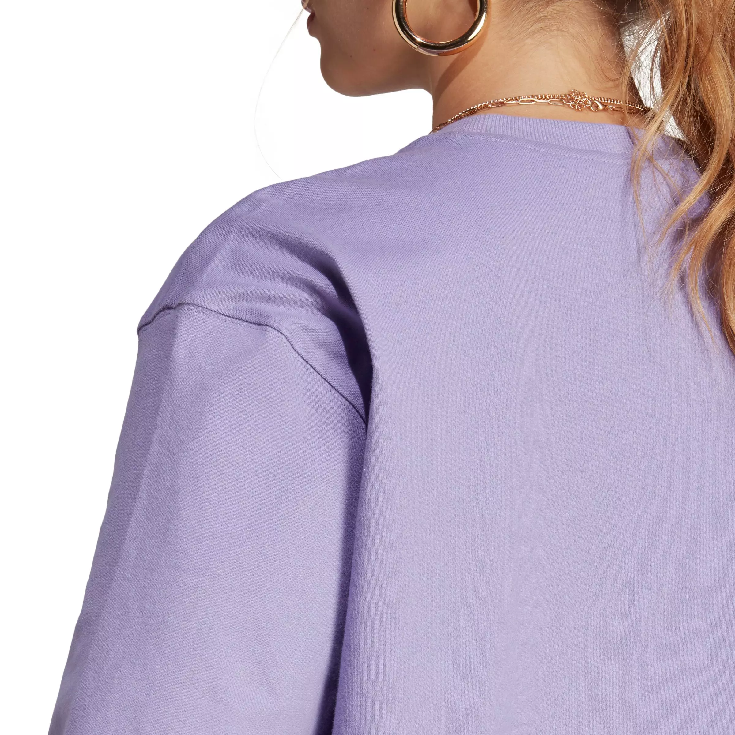 adidas Women's Essentials Tee-Purple - PURPLE