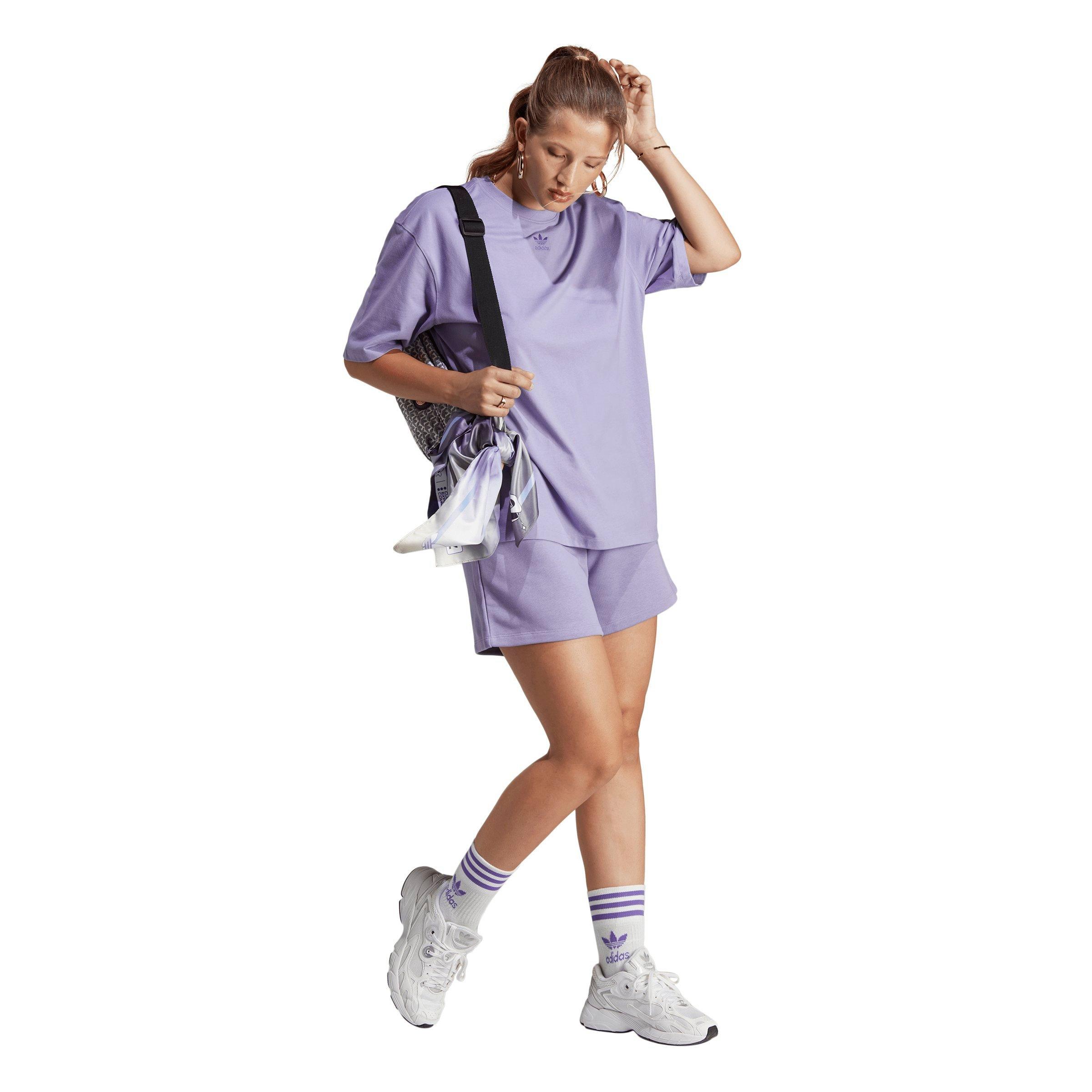 adidas Women's Essentials Tee-Purple - PURPLE Thumbnail View 6