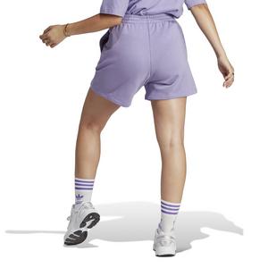 adidas Women's Essentials French Terry Shorts-Purple