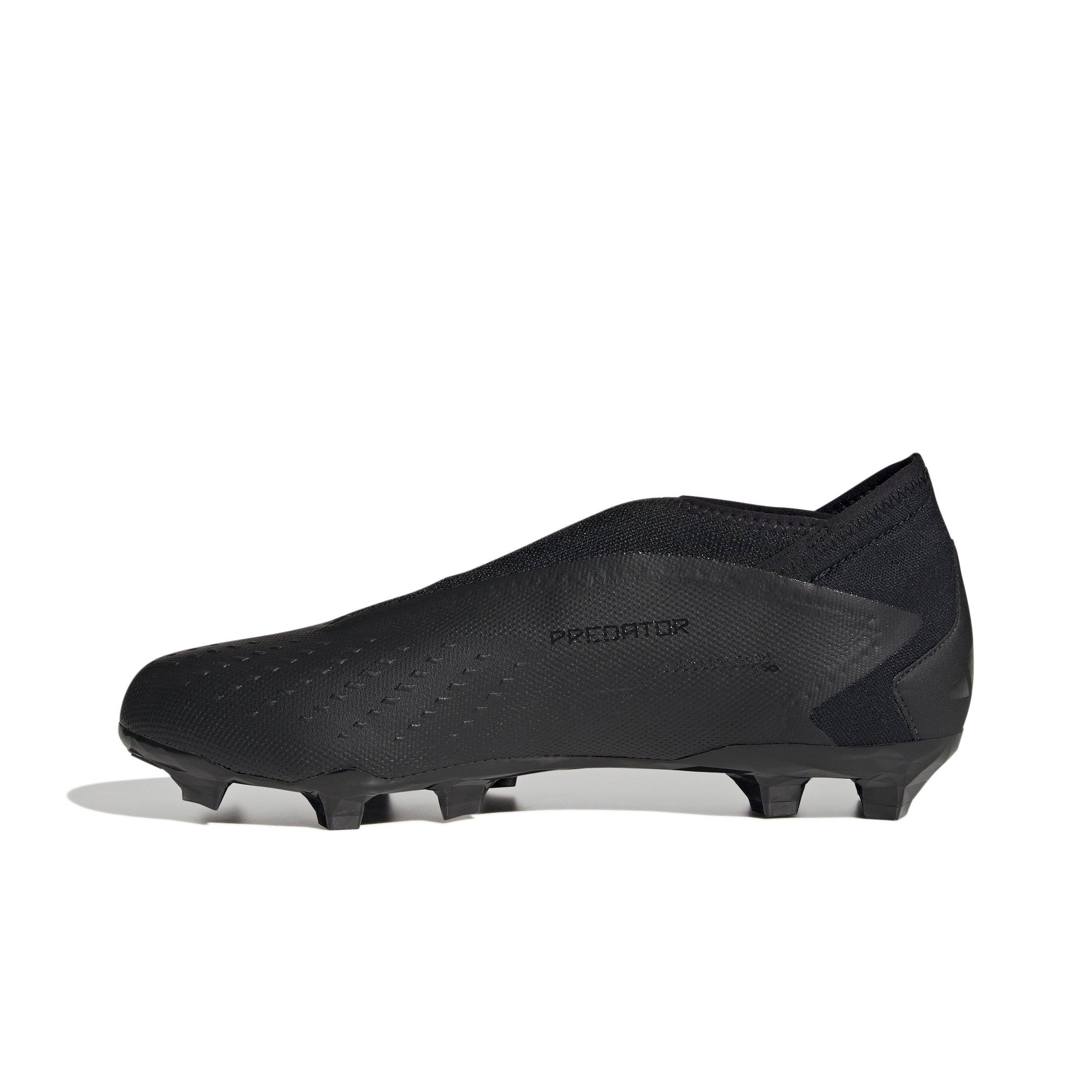 adidas Predator Accuracy.3 Laceless FG "Core Black" Men's Soccer Cleat - BLACK Thumbnail View 2