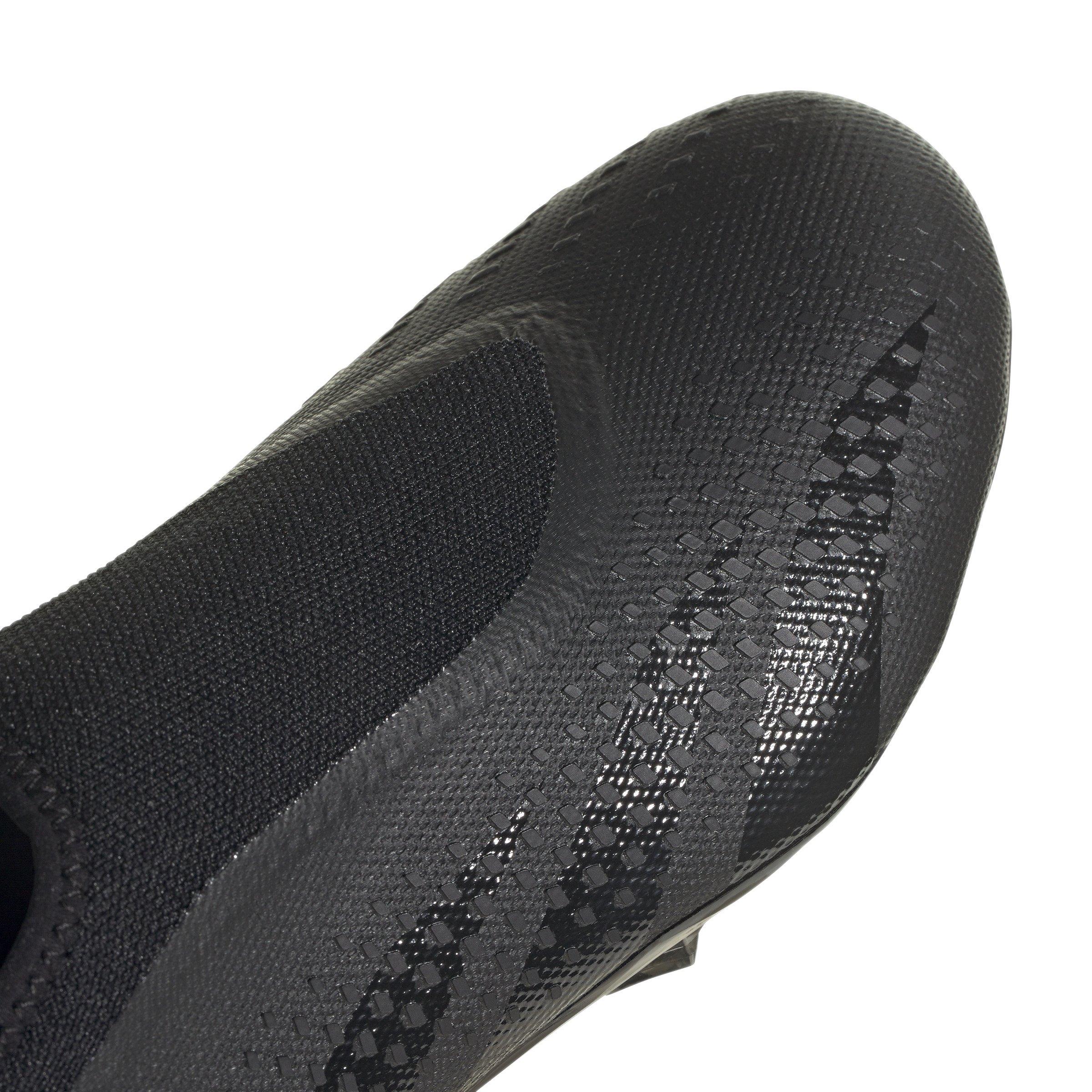 adidas Predator Accuracy.3 Laceless FG "Core Black" Men's Soccer Cleat - BLACK Thumbnail View 8