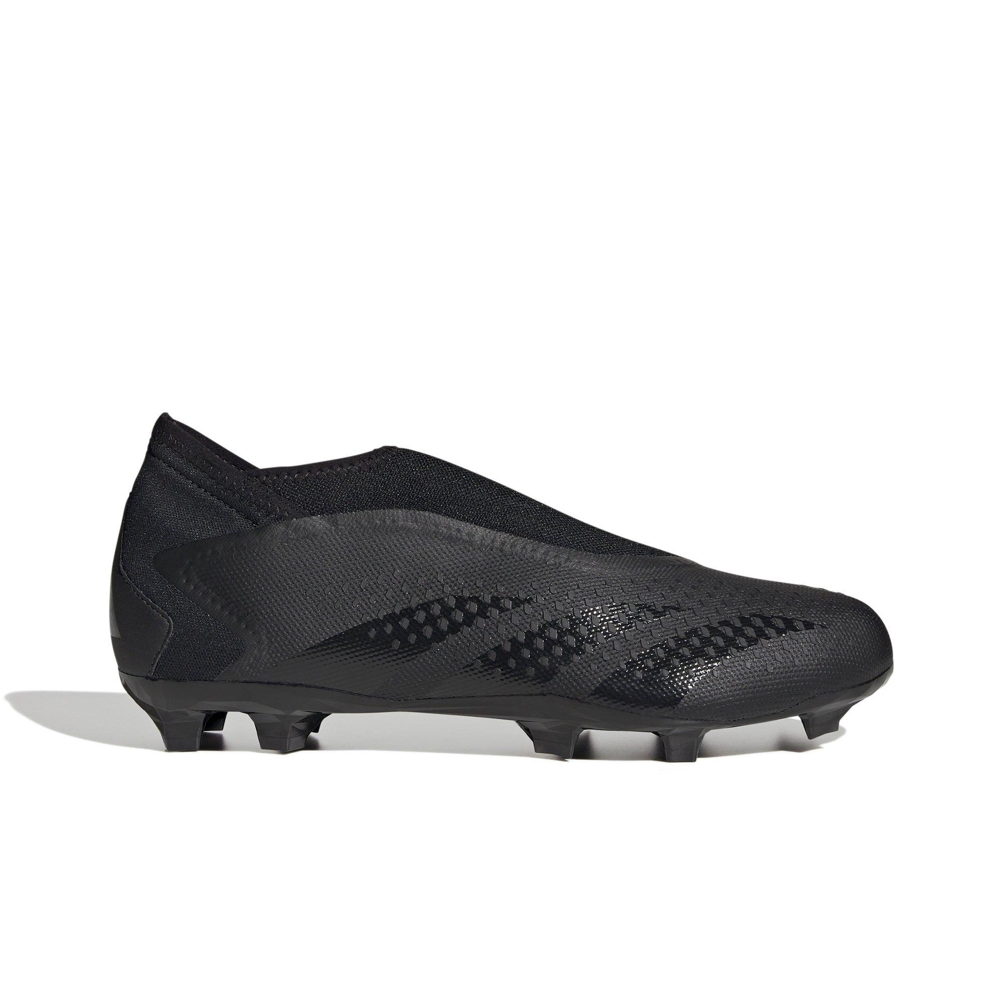 adidas Predator Accuracy.3 Laceless FG "Core Black" Men's Soccer Cleat - BLACK Thumbnail View 1