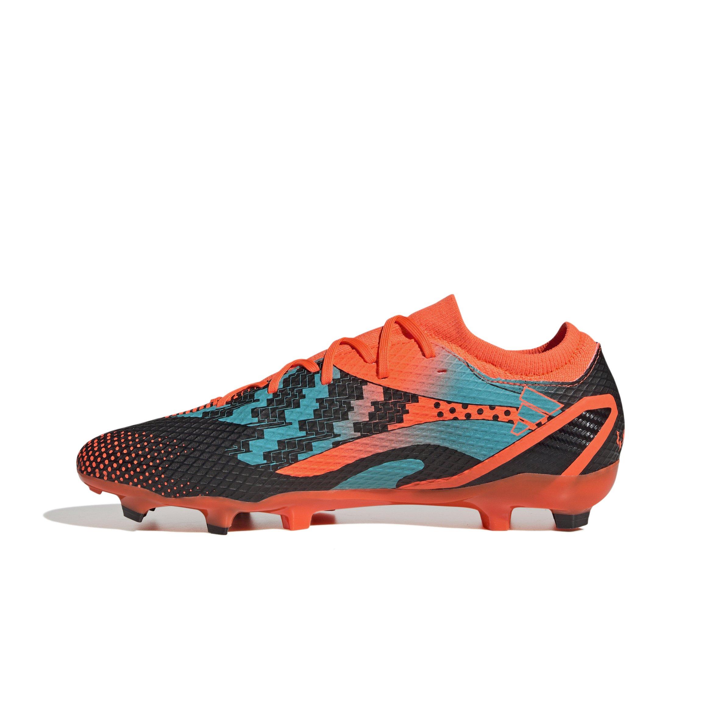 adidas X Speedportal Messi.3 FG "Team Solar Orange" Men's Soccer Cleat - ORANGE/BLACK Thumbnail View 2