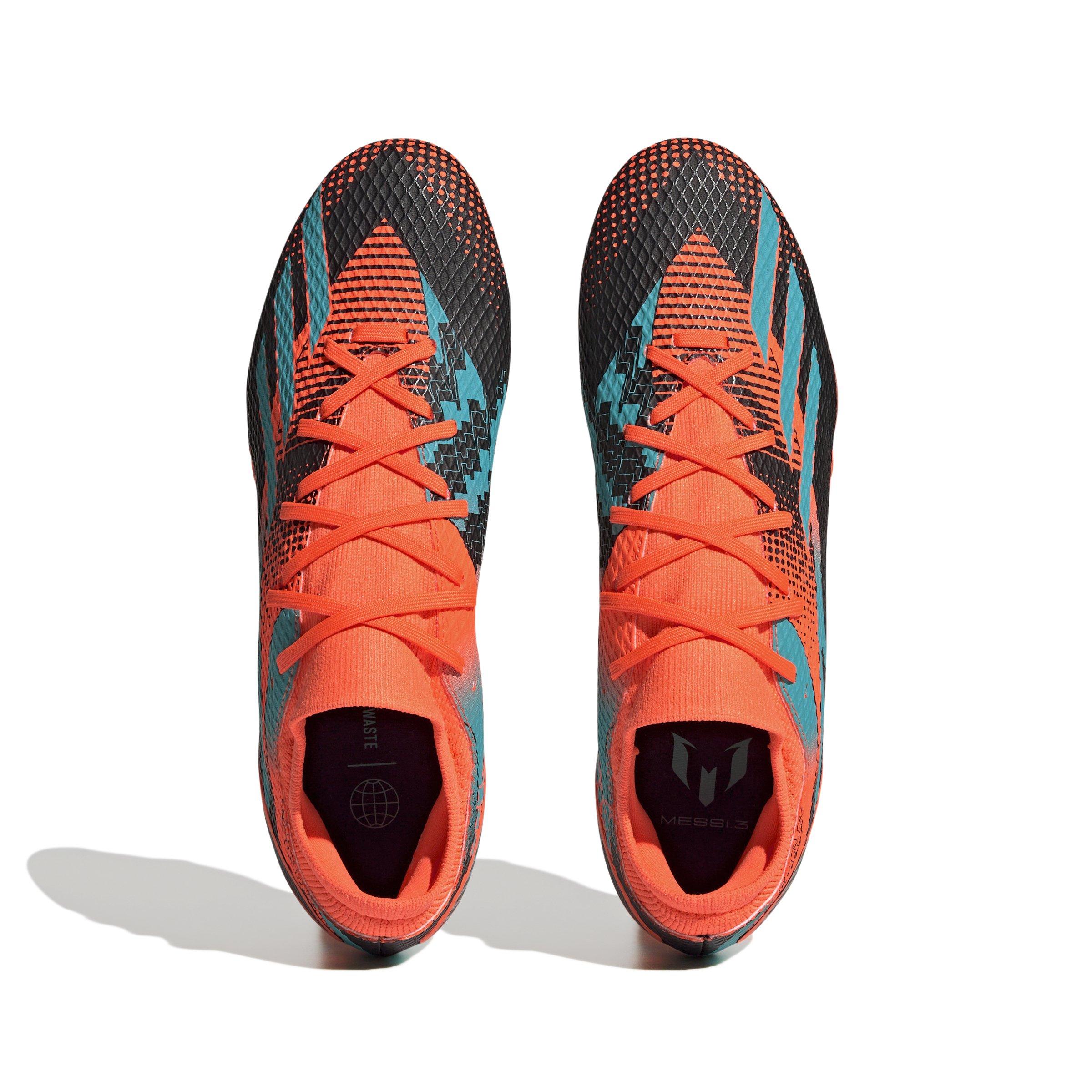 adidas X Speedportal Messi.3 FG "Team Solar Orange" Men's Soccer Cleat - ORANGE/BLACK Thumbnail View 6