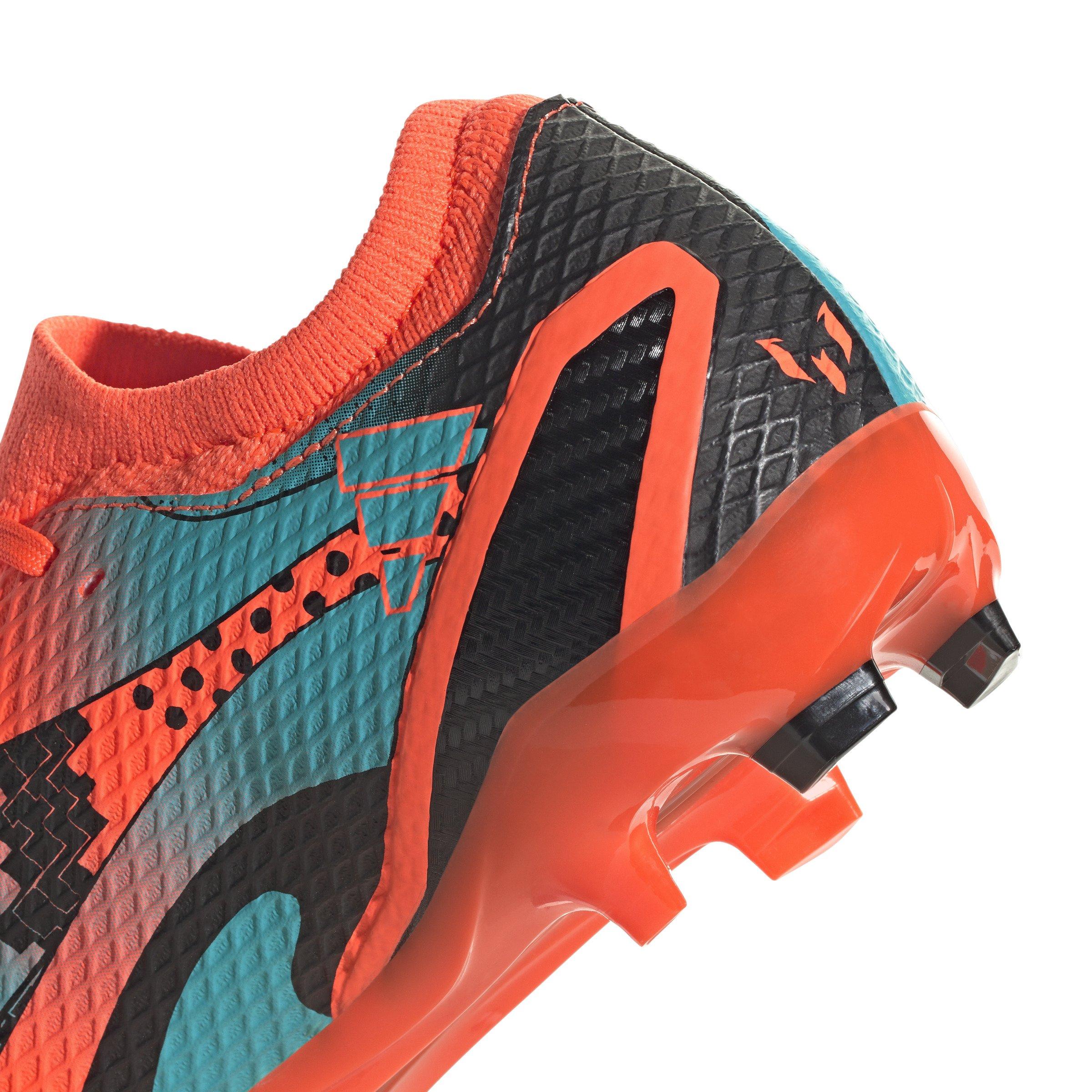 adidas X Speedportal Messi.3 FG "Team Solar Orange" Men's Soccer Cleat - ORANGE/BLACK Thumbnail View 7