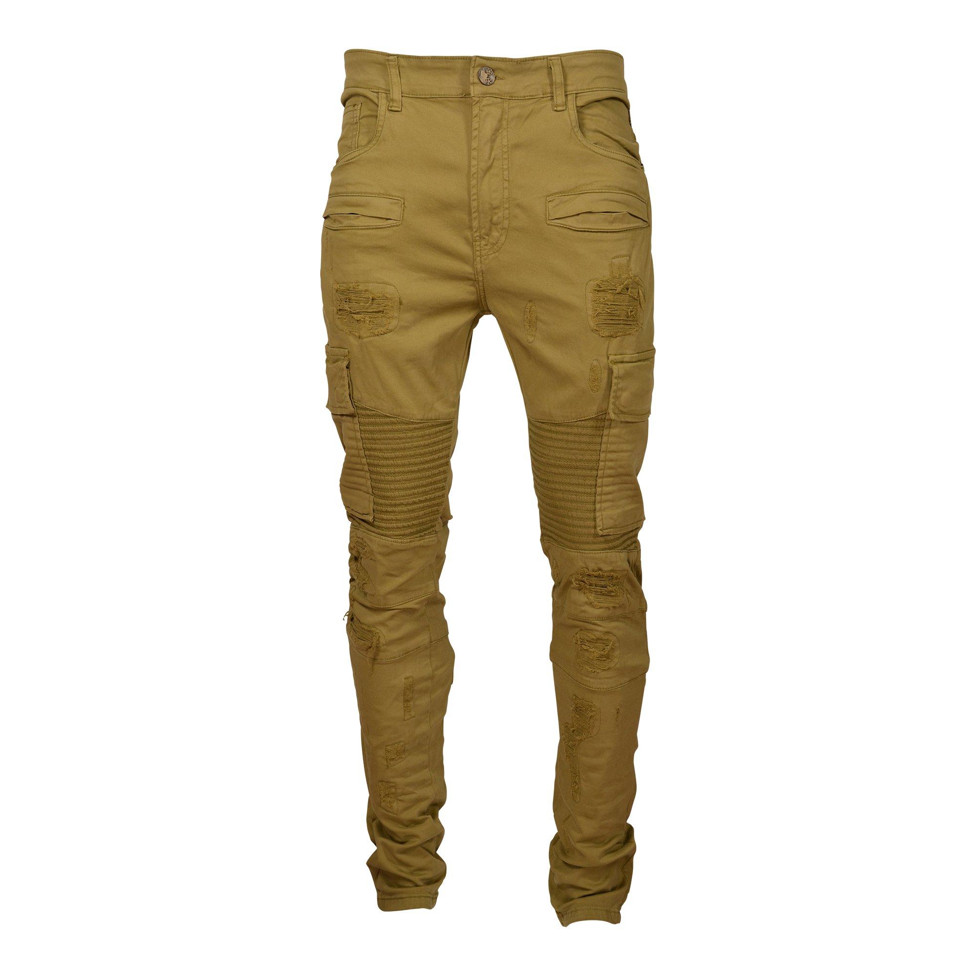 Grindhouse Men's Moto Slim Fit Cargo Pants