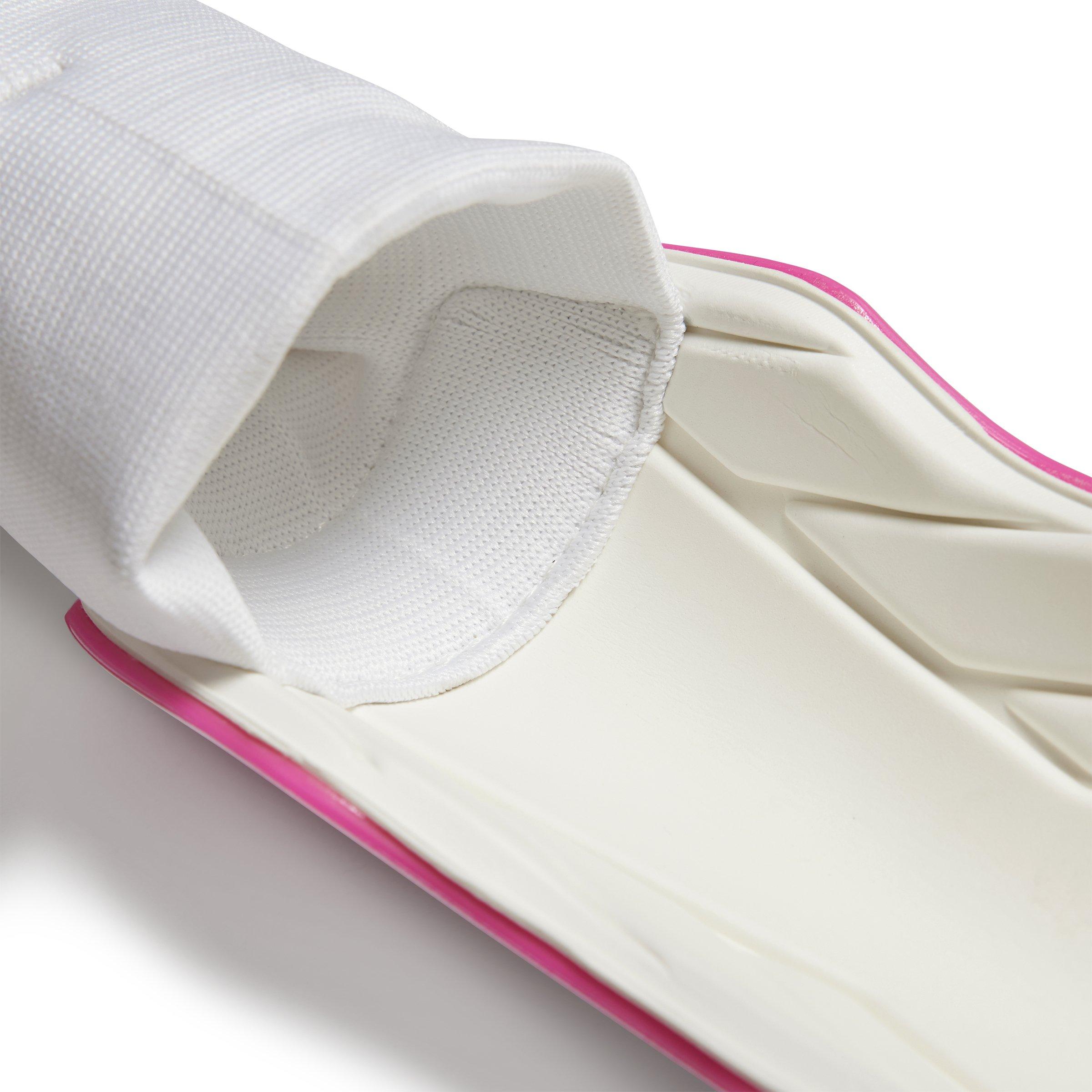 adidas Youth Tiro Match Soccer Shin Guards - White/Pink - WHITE/PINK Thumbnail View 3