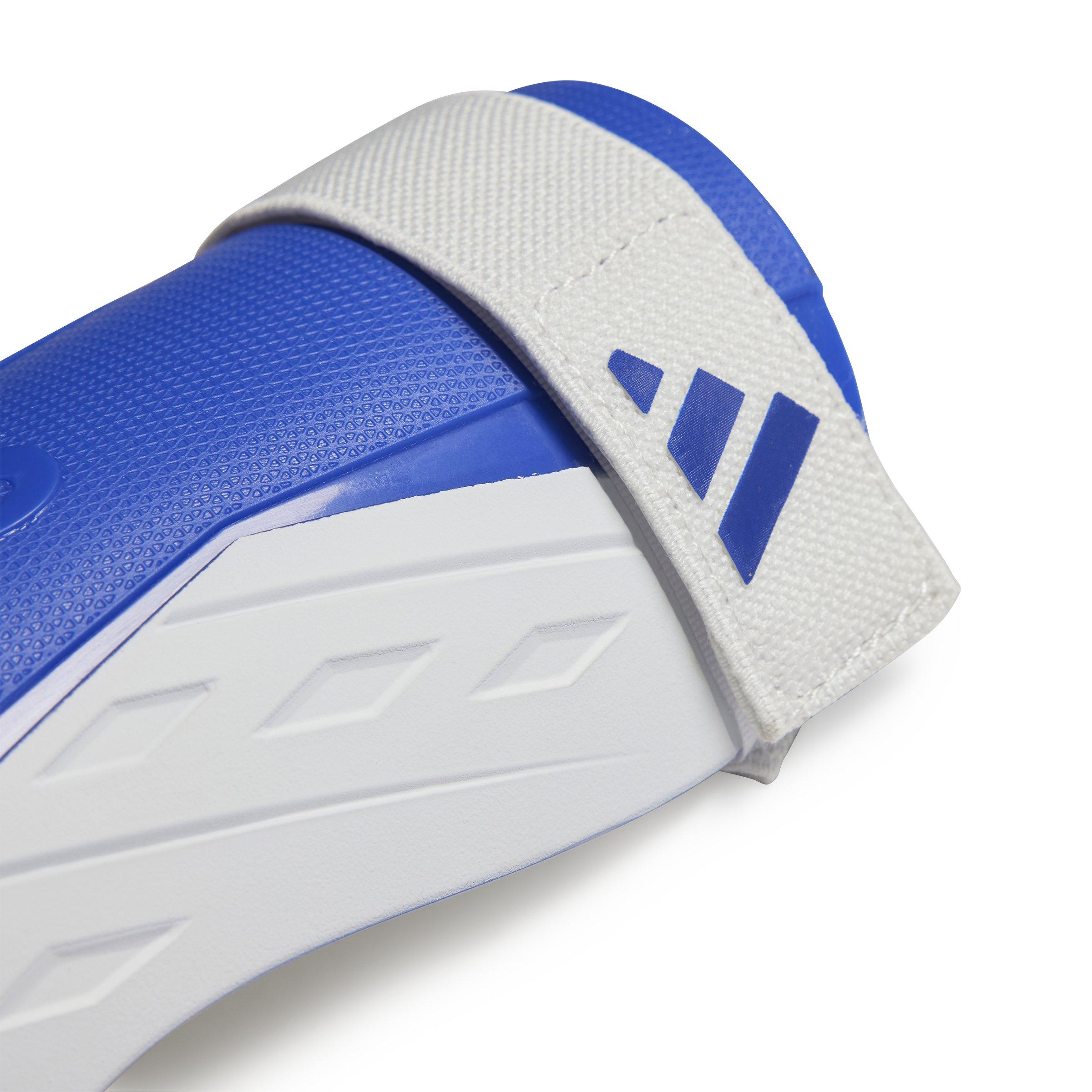 adidas Youth Tiro Match White/Royal Soccer Shin Guards