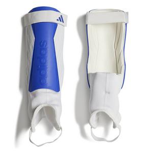 adidas Youth Tiro Match Soccer Shin Guards - White/Royal