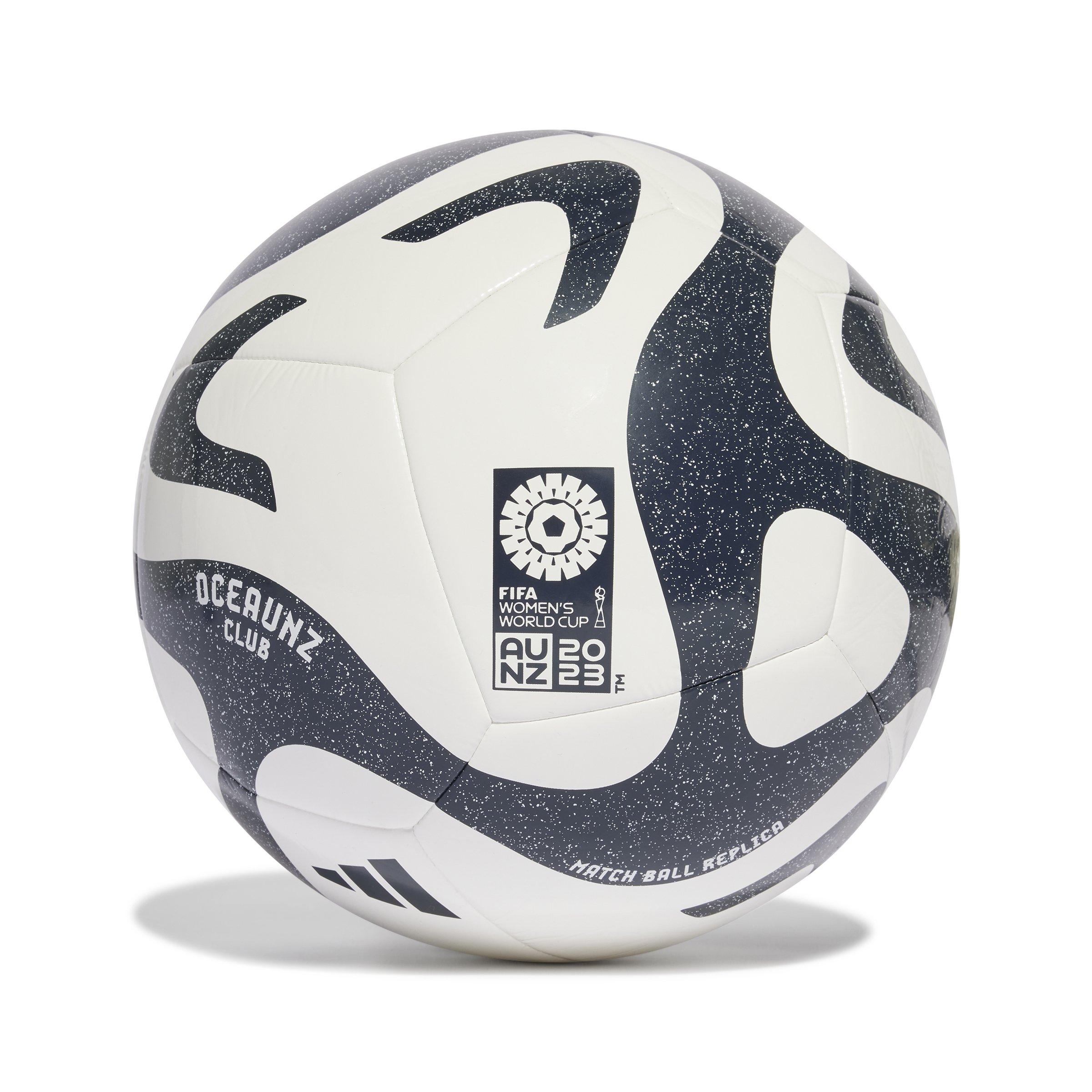 adidas Women's World Cup Oceaunz Club Soccer Ball - White/Blue - WHITE/BLUE Thumbnail View 2