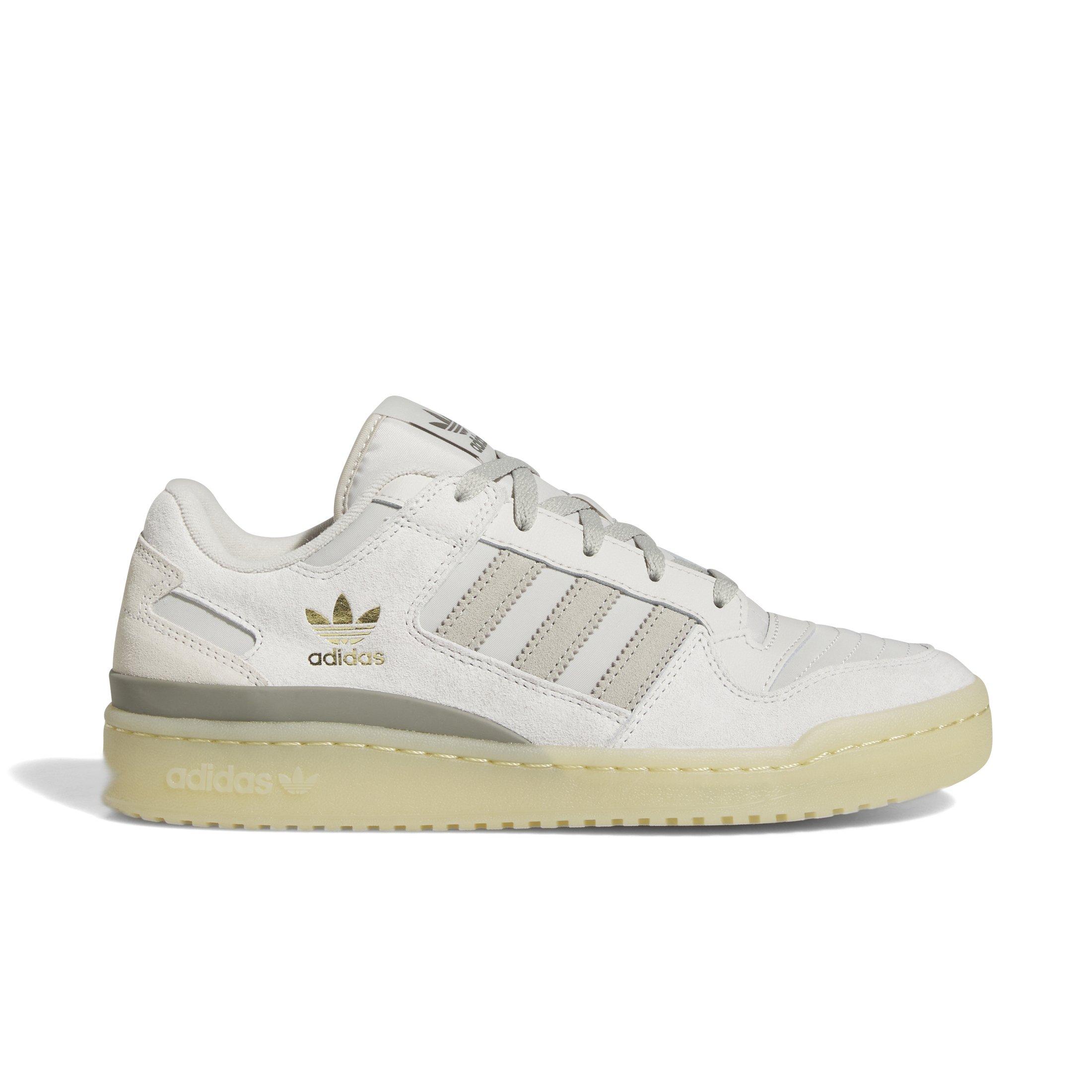 Tan and white store adidas