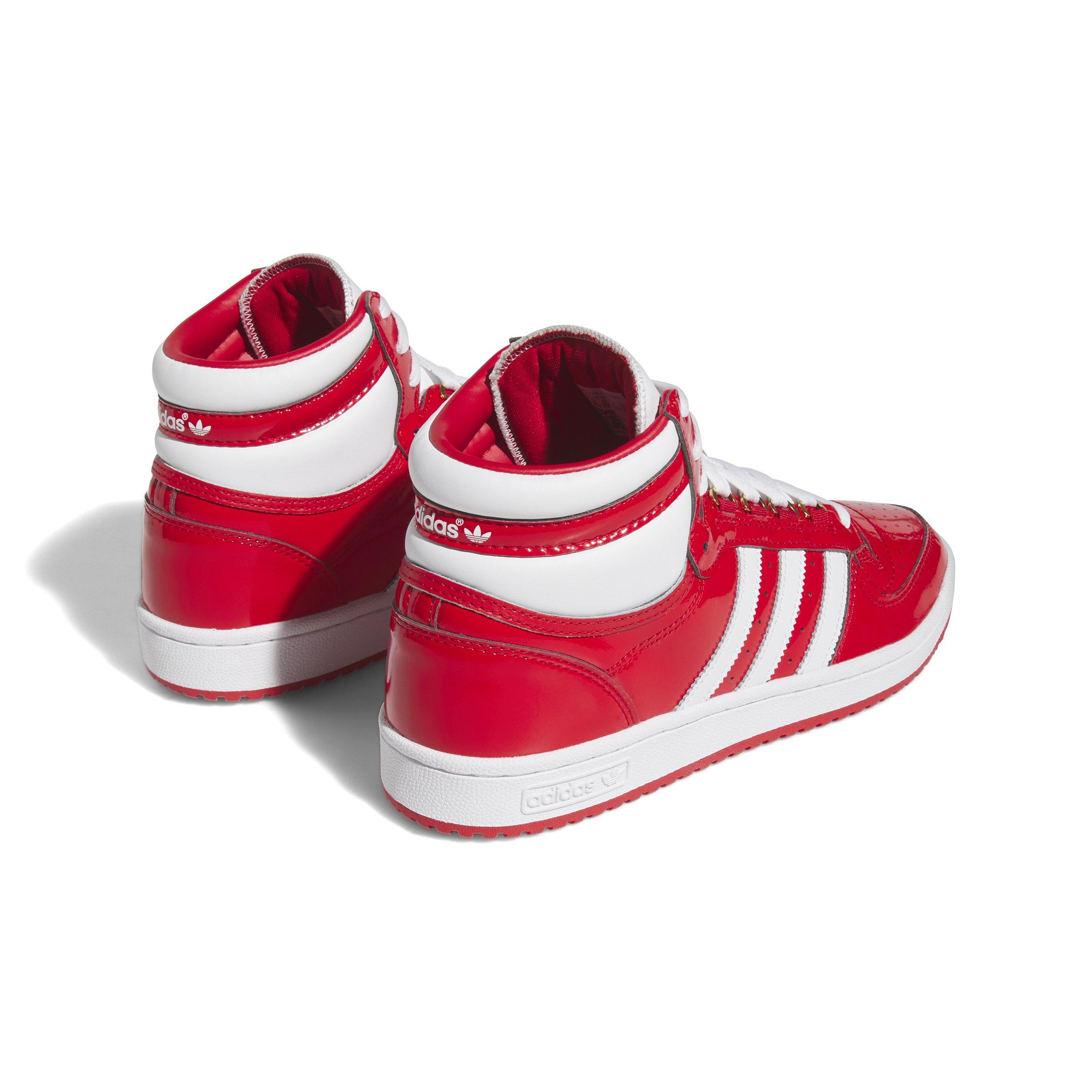 adidas Top Ten Hi Patent "Red/White Shoe