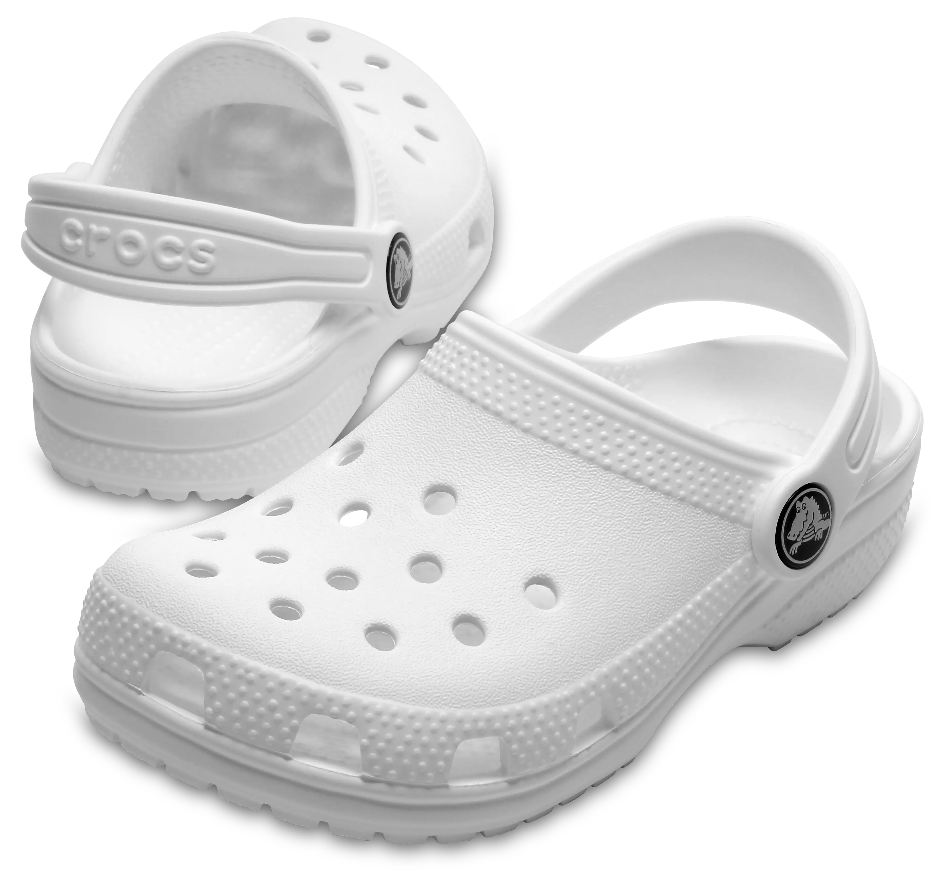 Crocs Classic "White" Grade School Kids' Clog - WHITE