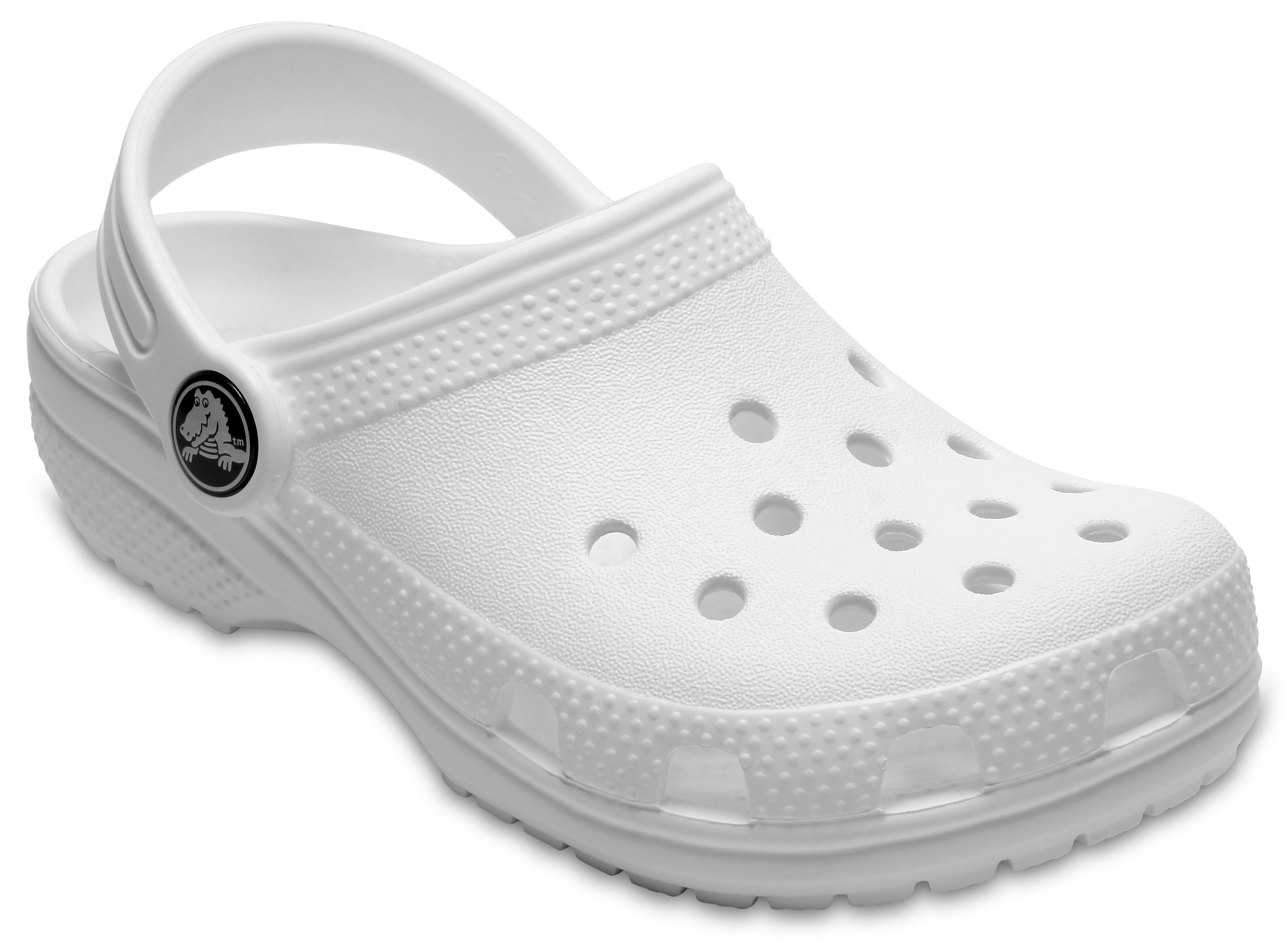 Crocs Classic Grade School Kids' "White" Clog