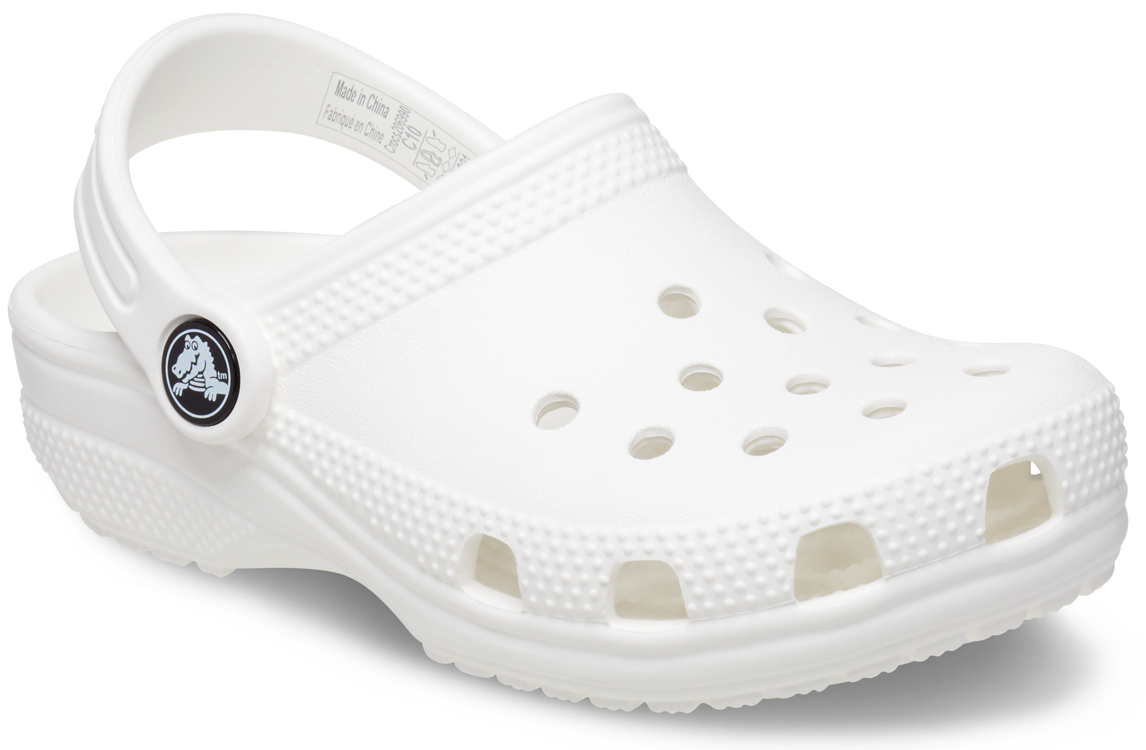 Crocs Classic Toddler Kids' "White" Clog