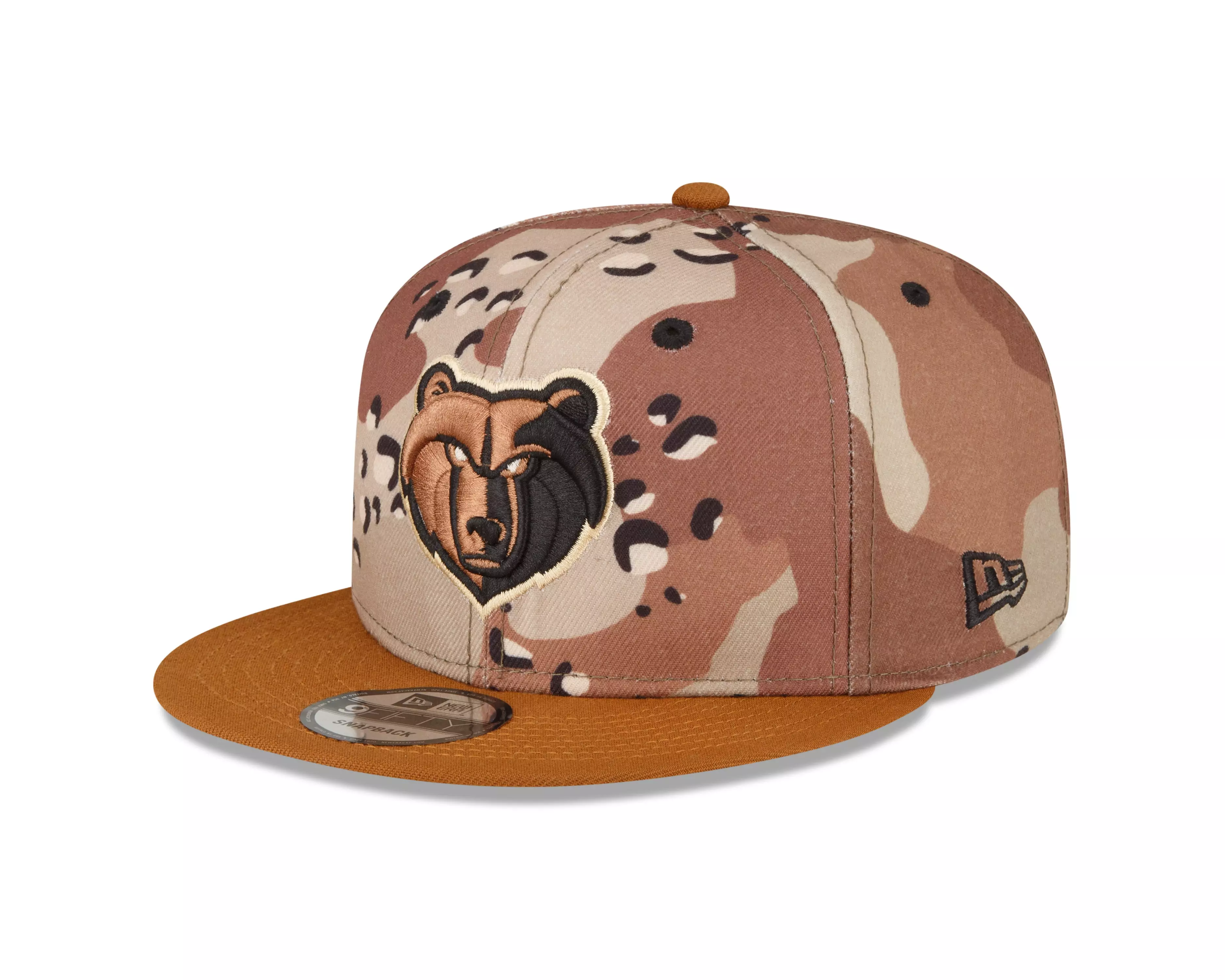 New Era Memphis Grizzlies Dirty Camo 9FIFTY Snapback Hat - CAMOUFLAGE