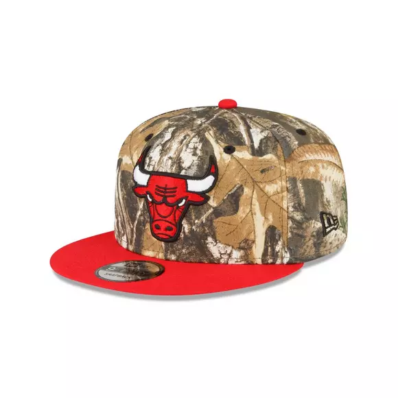 Chicago Bulls Black Camo 9Fifty New Era Fits Snapback Hat