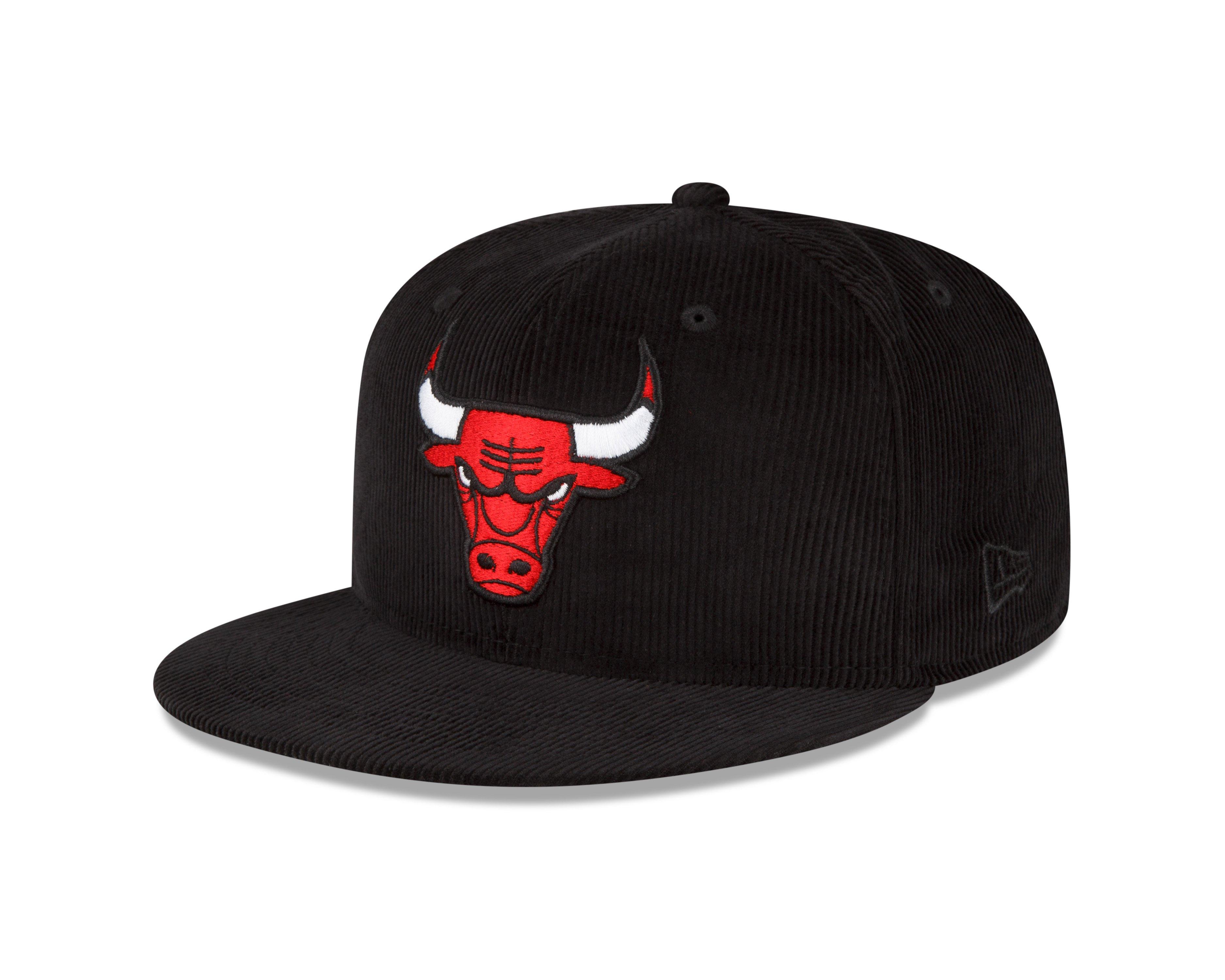 New Era Chicago Bulls Seasonal Corduroy 9FIFTY Snapback Hat Black