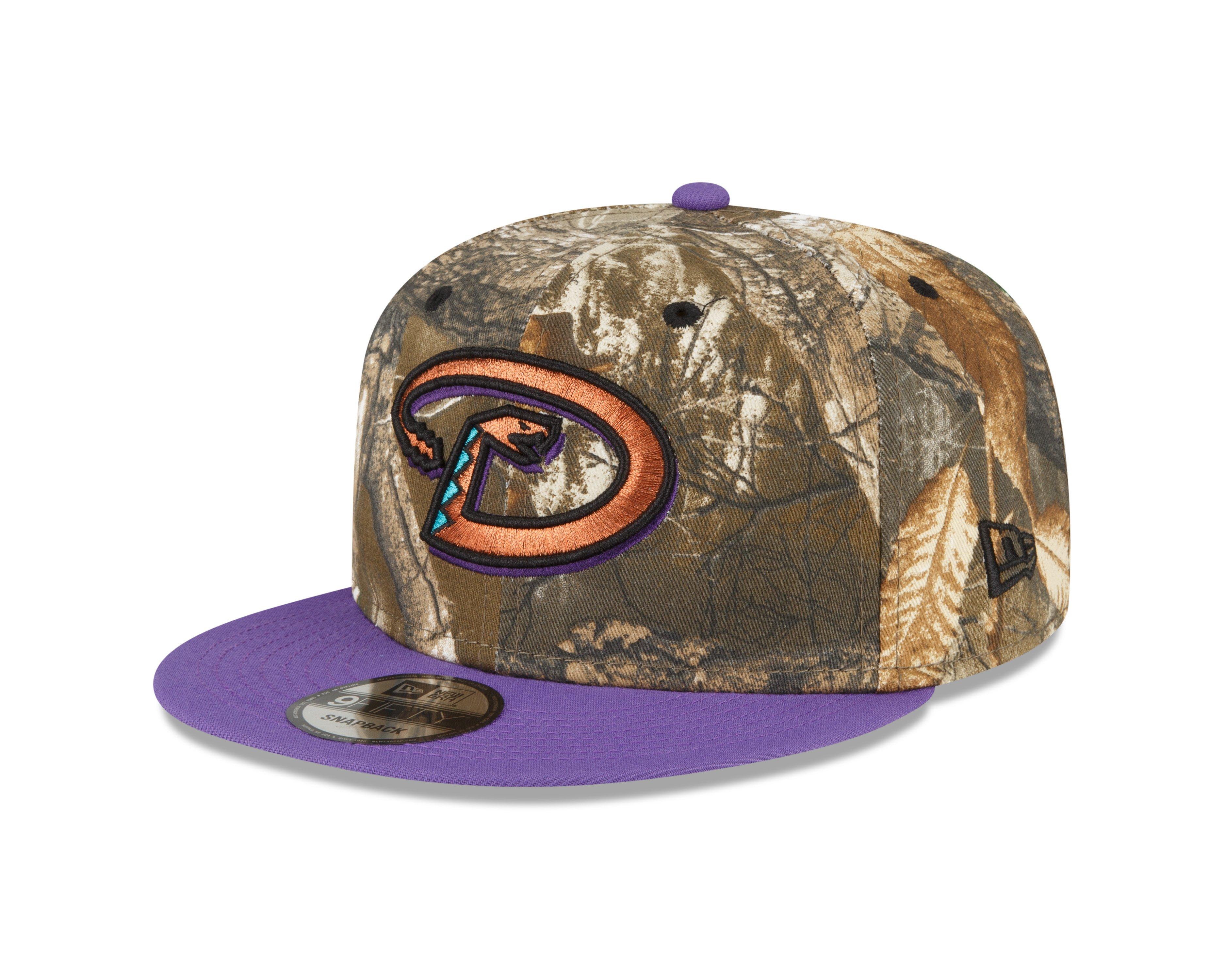 New Era Arizona Diamondbacks 9FIFTY Cooperstown Snapback Hat-Woodland Camo - CAMOUFLAGE