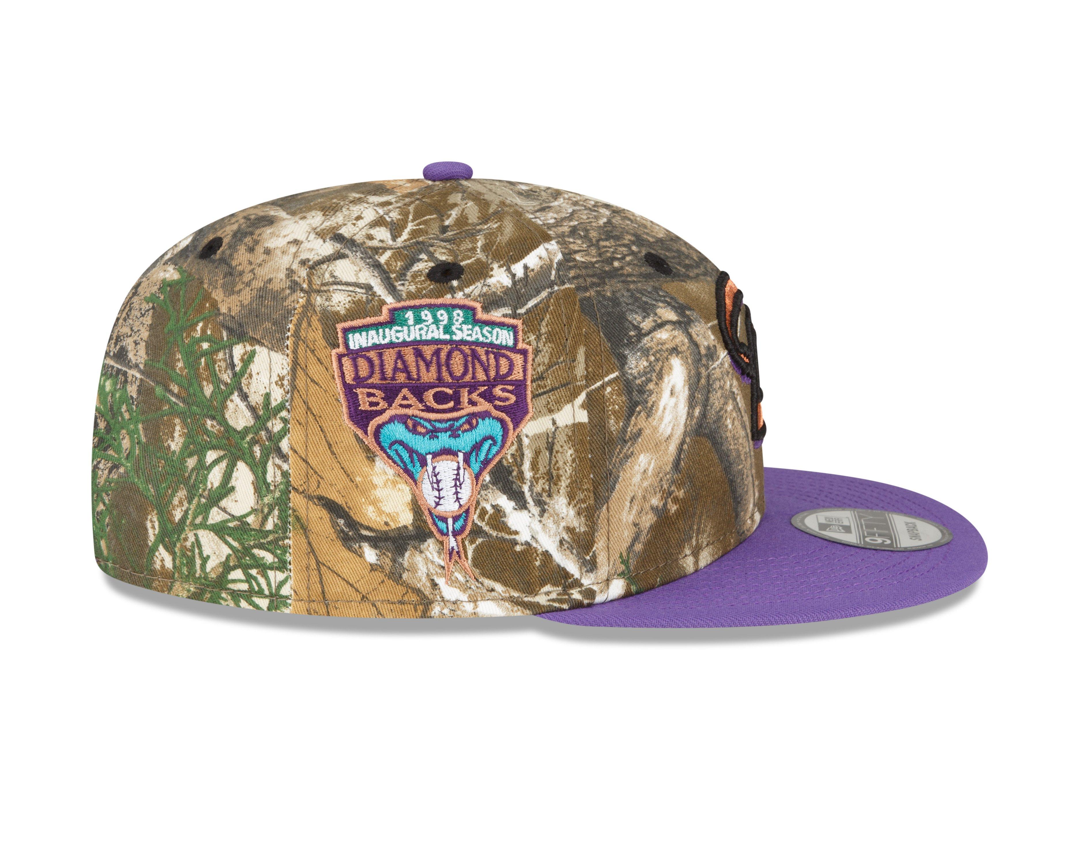 New Era Arizona Diamondbacks 9FIFTY Cooperstown Woodland Camo Snapback Hat