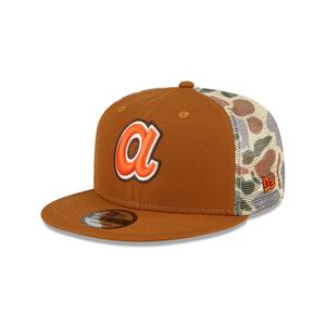 Khaki New Era Atlanta Braves Spring Training Disney Baseball Strapback Hat  Cap