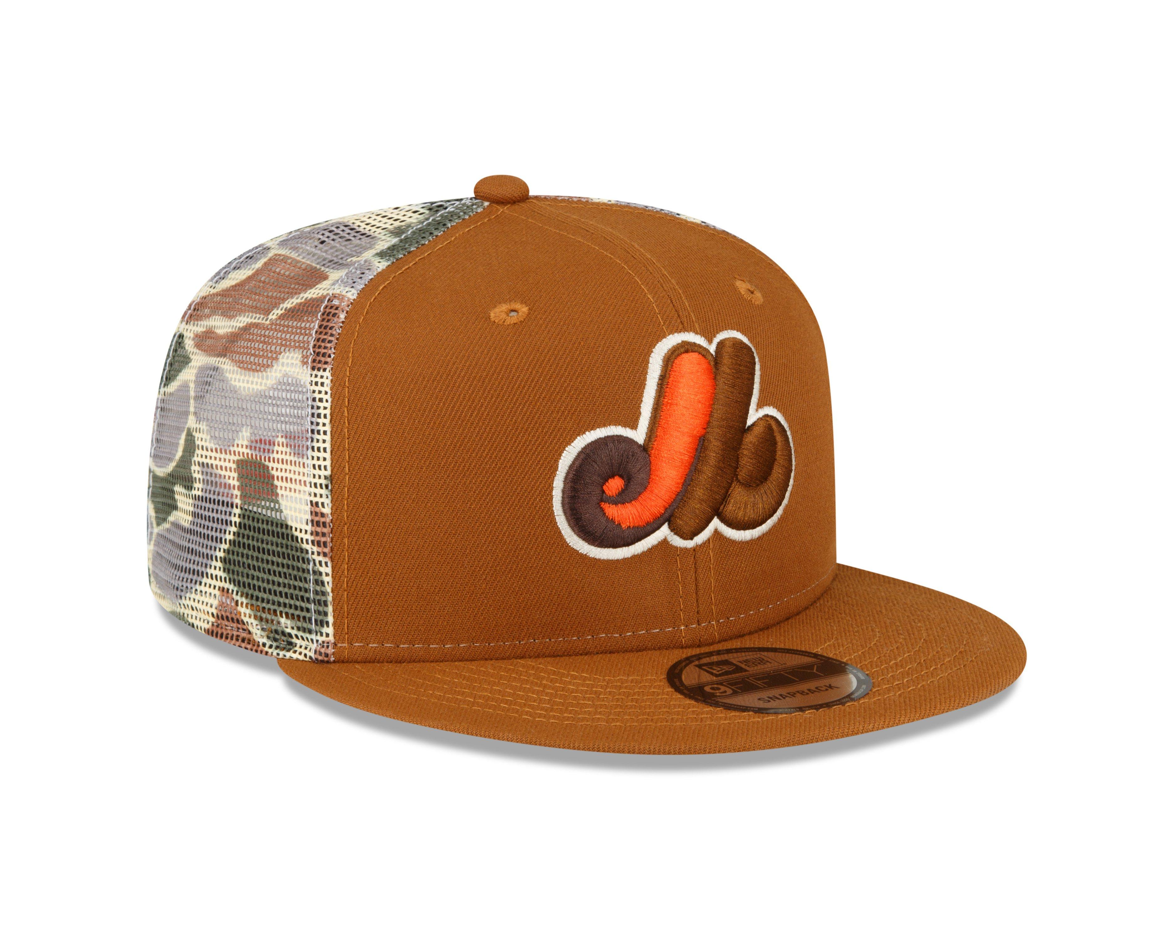 New Era Montreal Expos Cooperstown Ape Camo 9FIFTY Snapback Hat