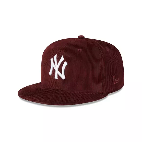 New Era, Accessories, New Era Ny Yankees Brown Corduroy Snapback Hat