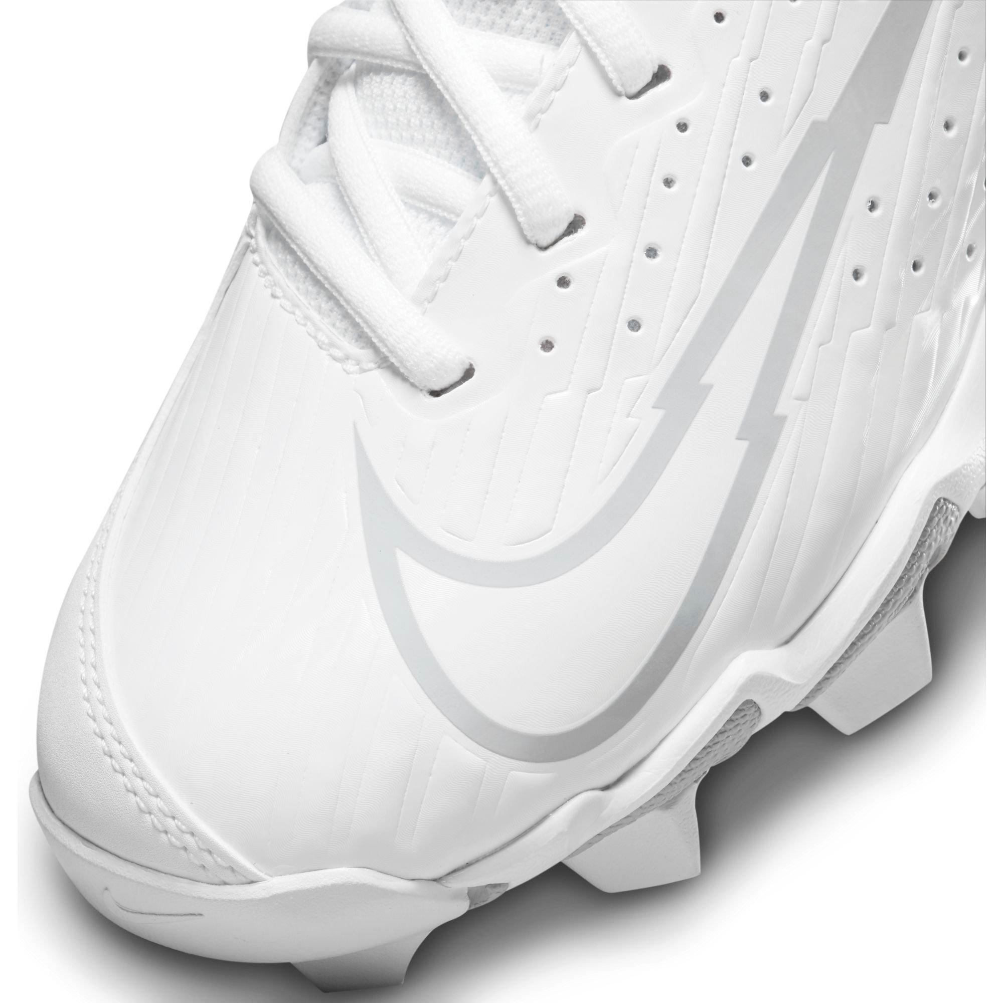 Nike Kids VPR Ultrafly Keystone BG Baseball Cleats, White/White/Black, 11C  US Big Kids 