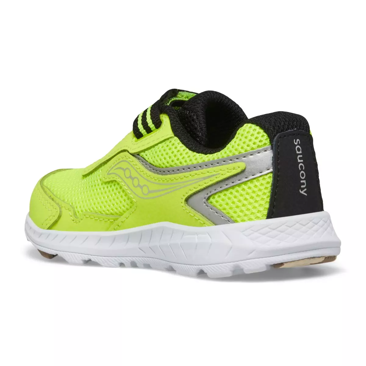 Saucony Ride 10 Jr "Citron/Grey" Toddler Boys' Running Shoe - CITRON/GREY