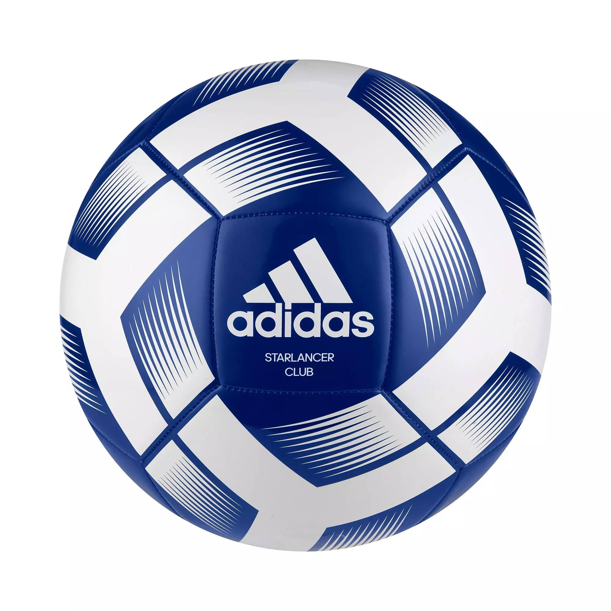 adidas Starlancer Club Soccer Ball - Royal Blue/White - ROYAL/WHITE