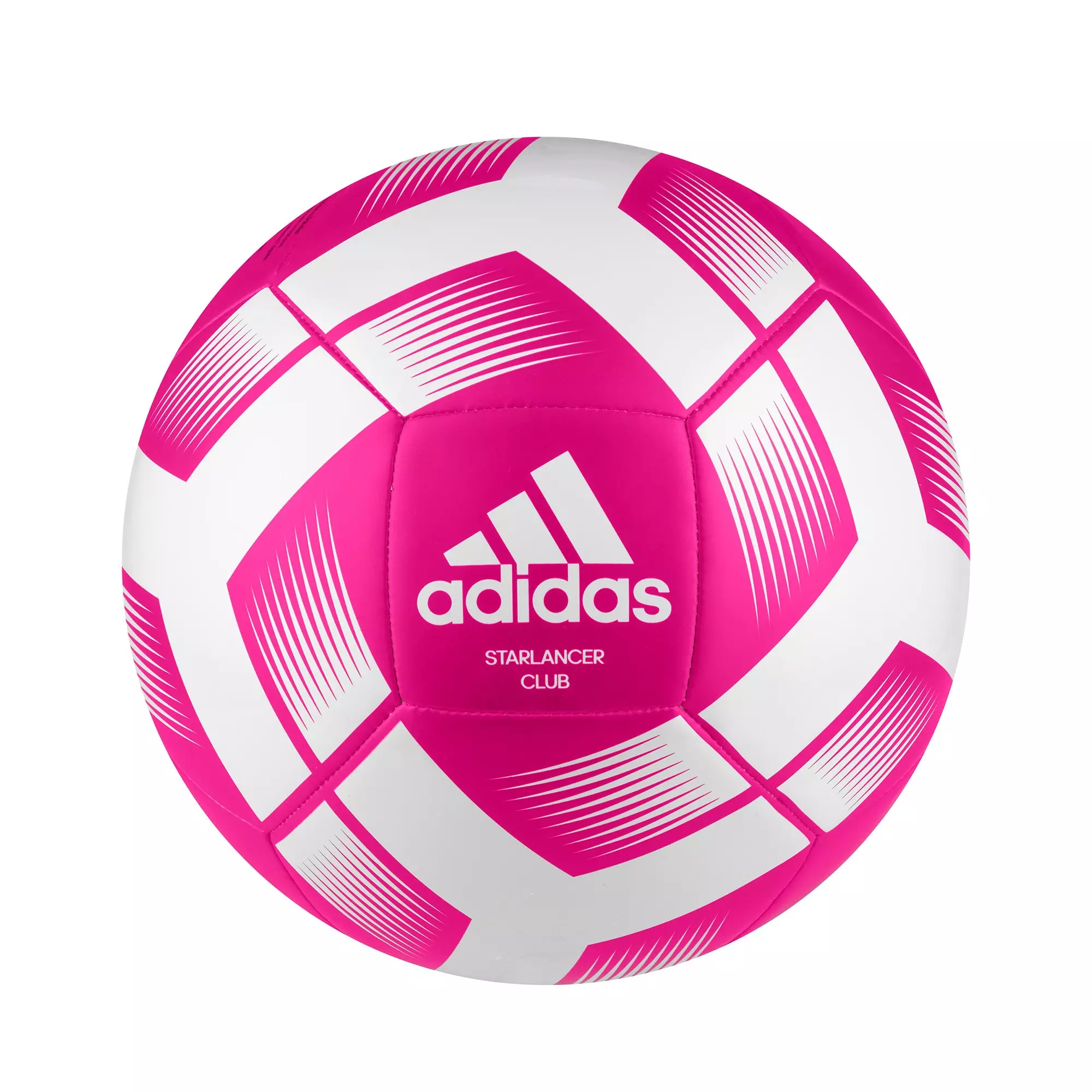 adidas Starlancer Club Soccer Ball - Shock Pink/White - PINK/WHITE