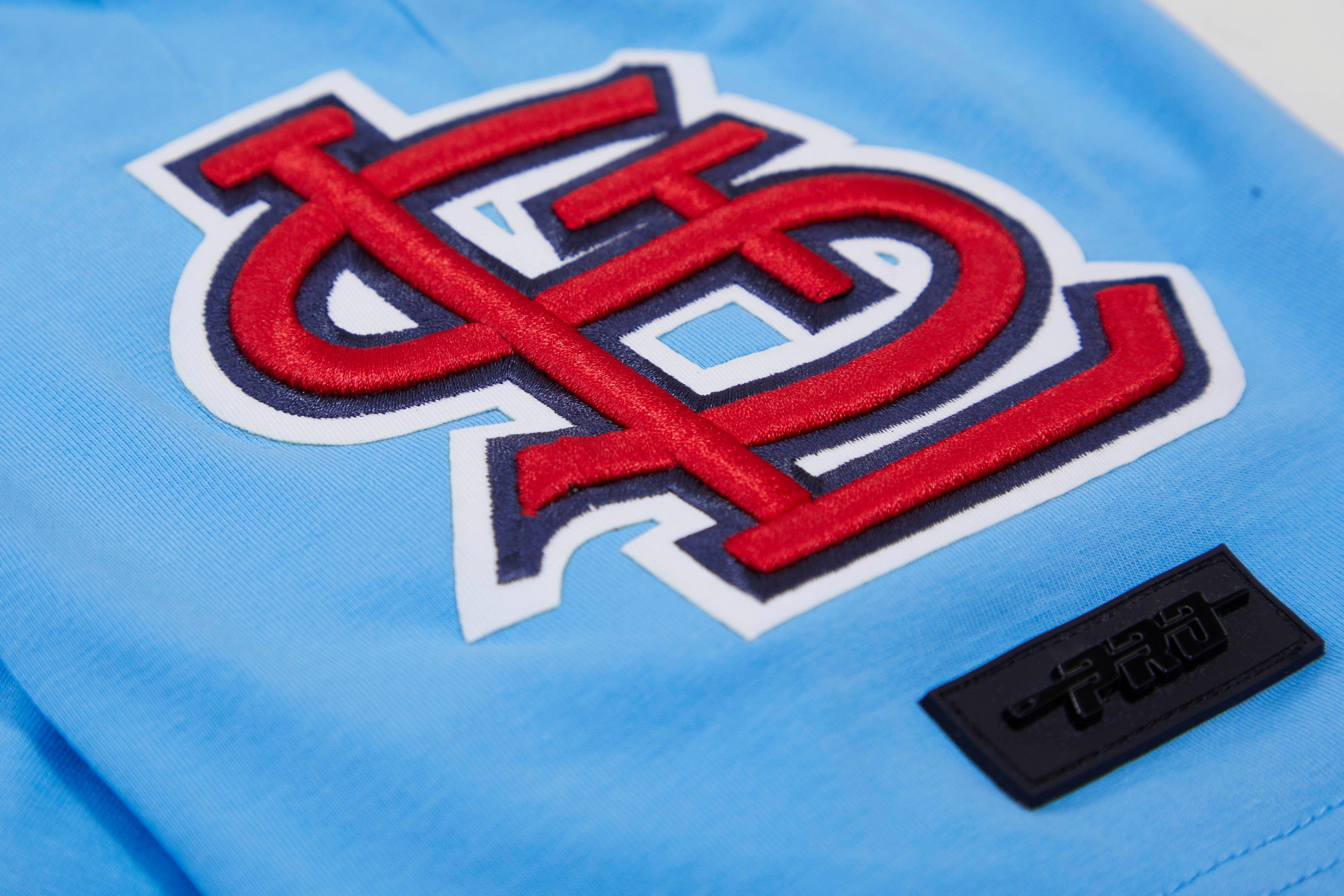 Men's Pro Standard Light Blue St. Louis Cardinals Team Logo T-Shirt Size: Medium
