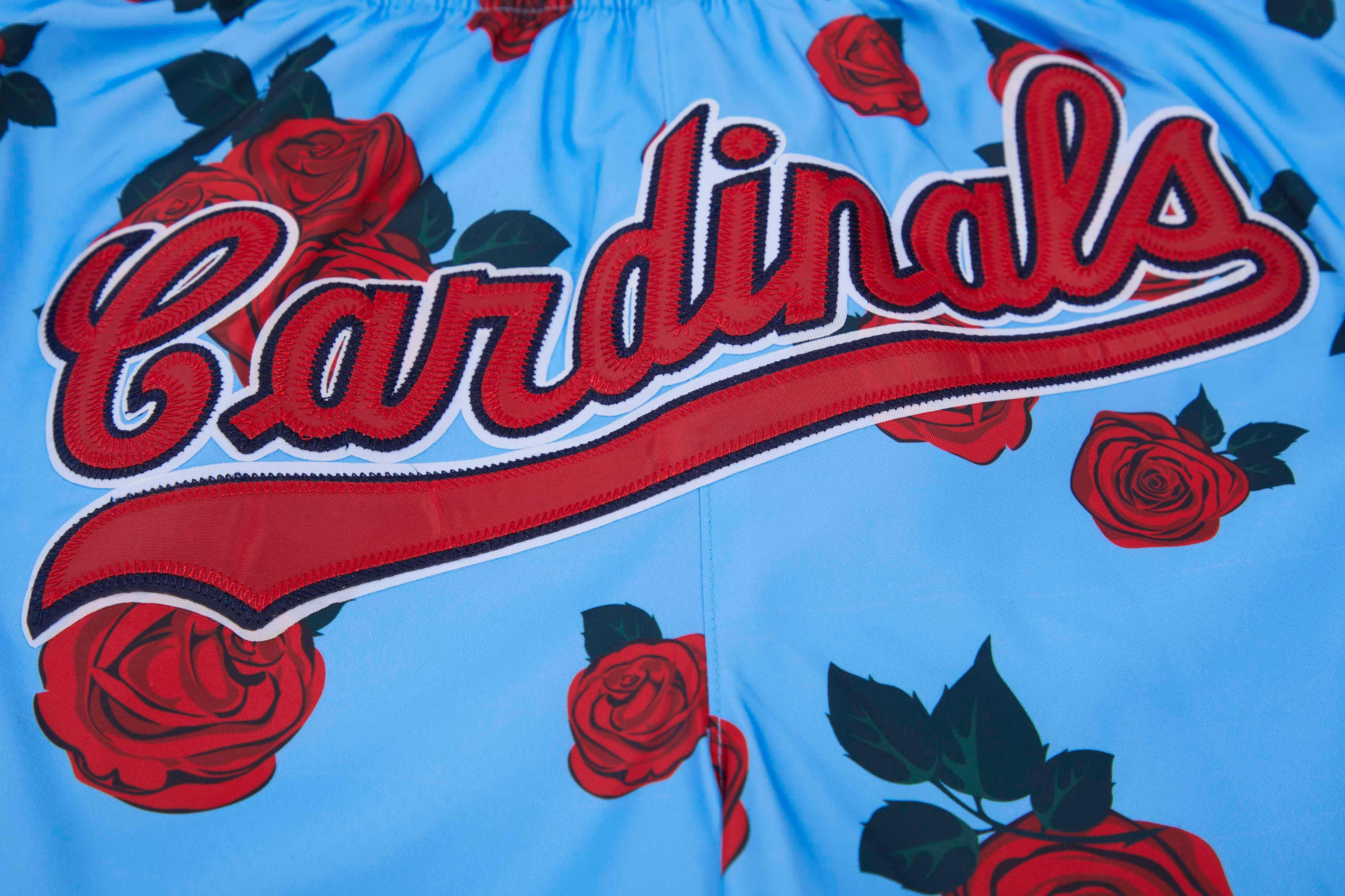 Pro Standard Men's St. Louis Cardinals Roses T-Shirt