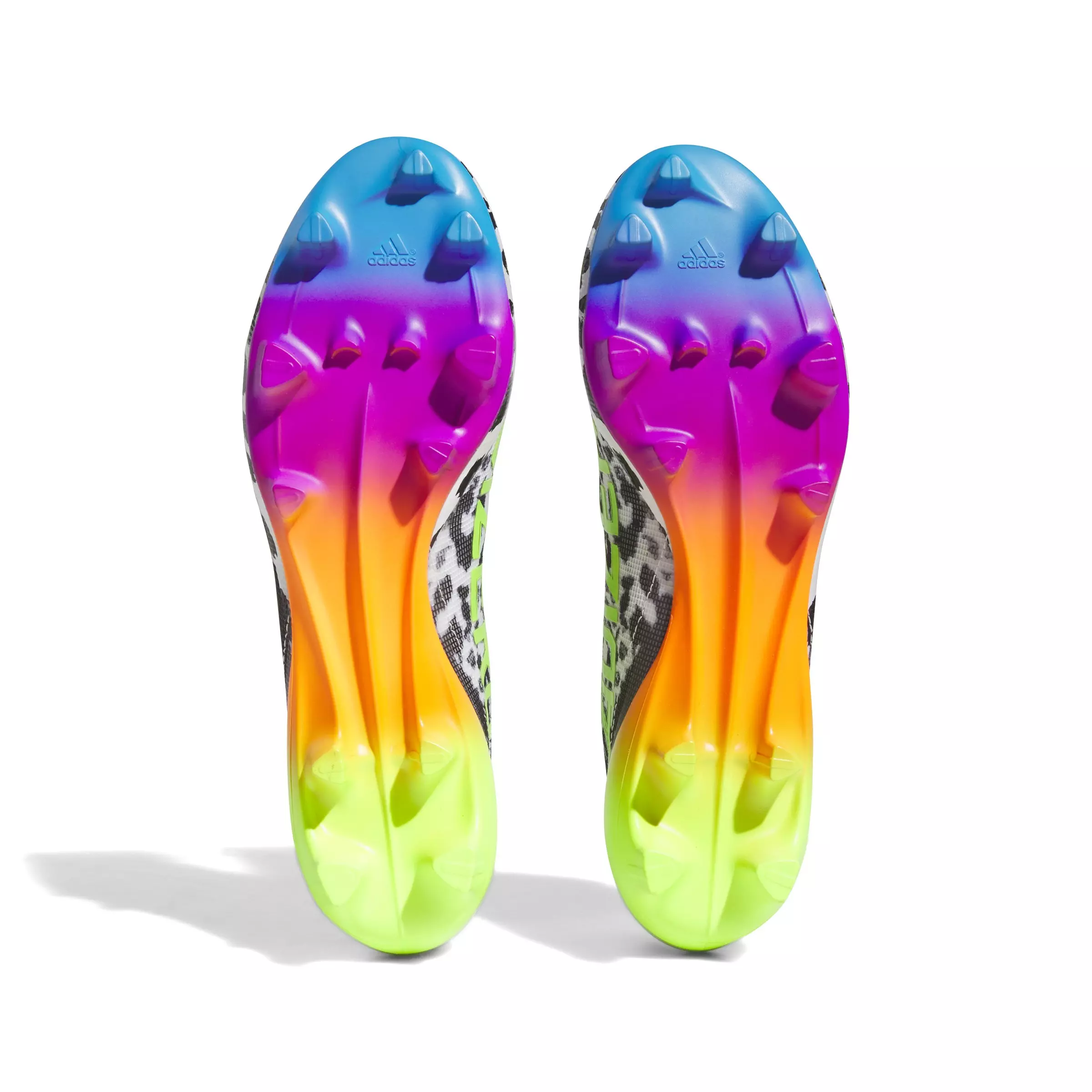 adidas Adizero 40 "Cloud White/Team Solar Green/Core Black" Men's Football Cleat - WHITE/MULTI