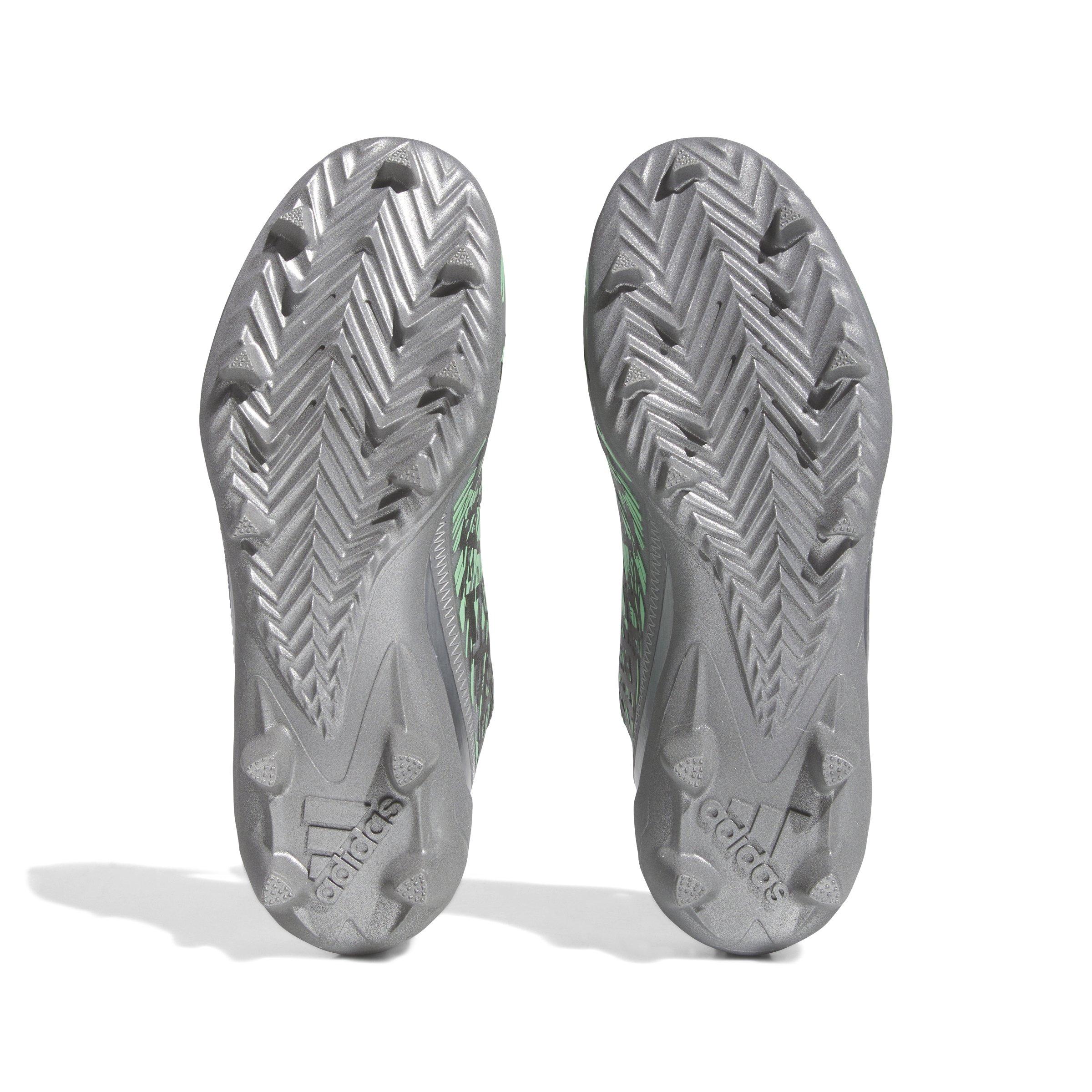 adidas Adizero 12.0 Flash "Grey/Teal" Men's Football Cleat - GREY/TEAL Thumbnail View 6