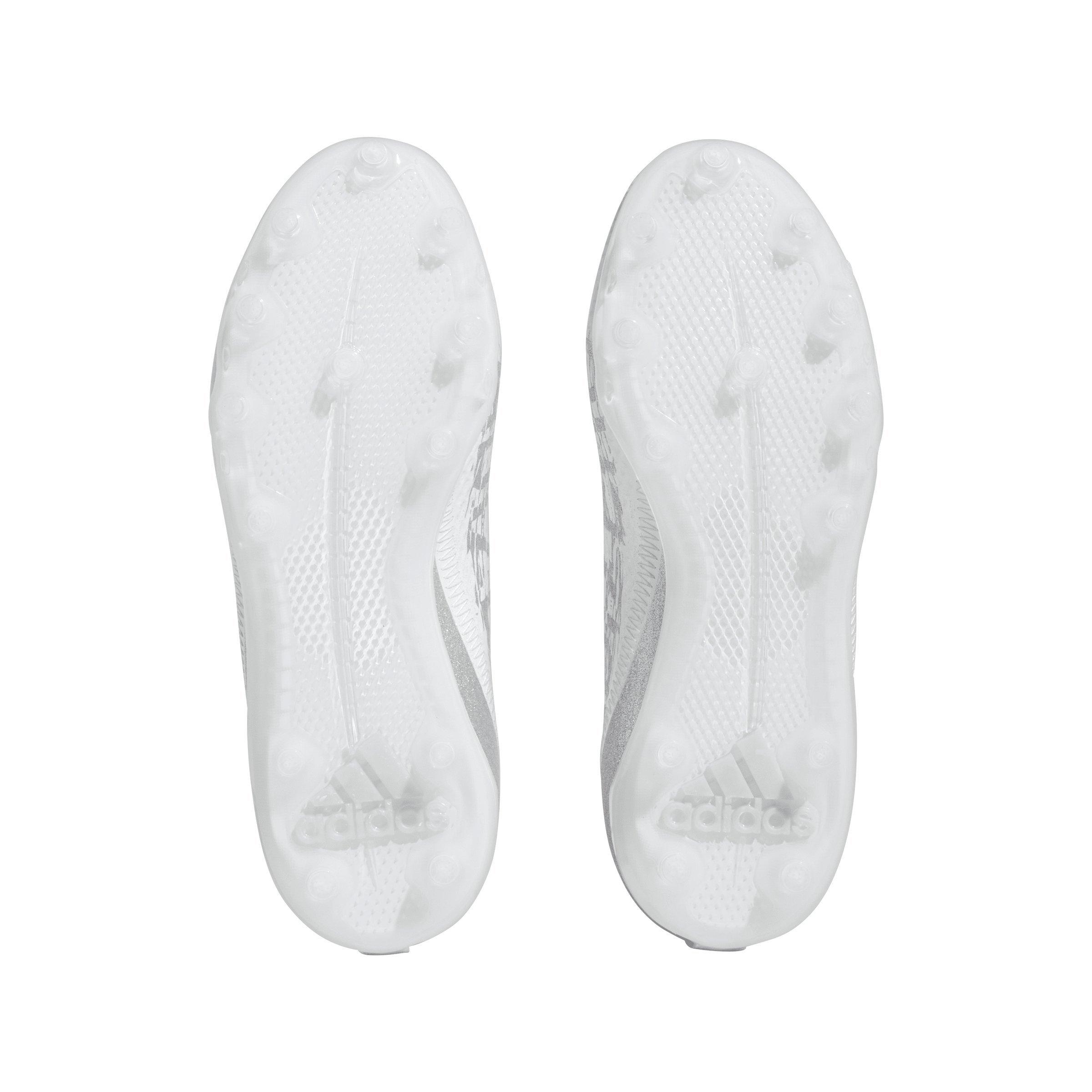 adidas adizero Spark Inline "Cloud White/Silver Metallic/Cloud White" Preschool Boys' Football Cleat
