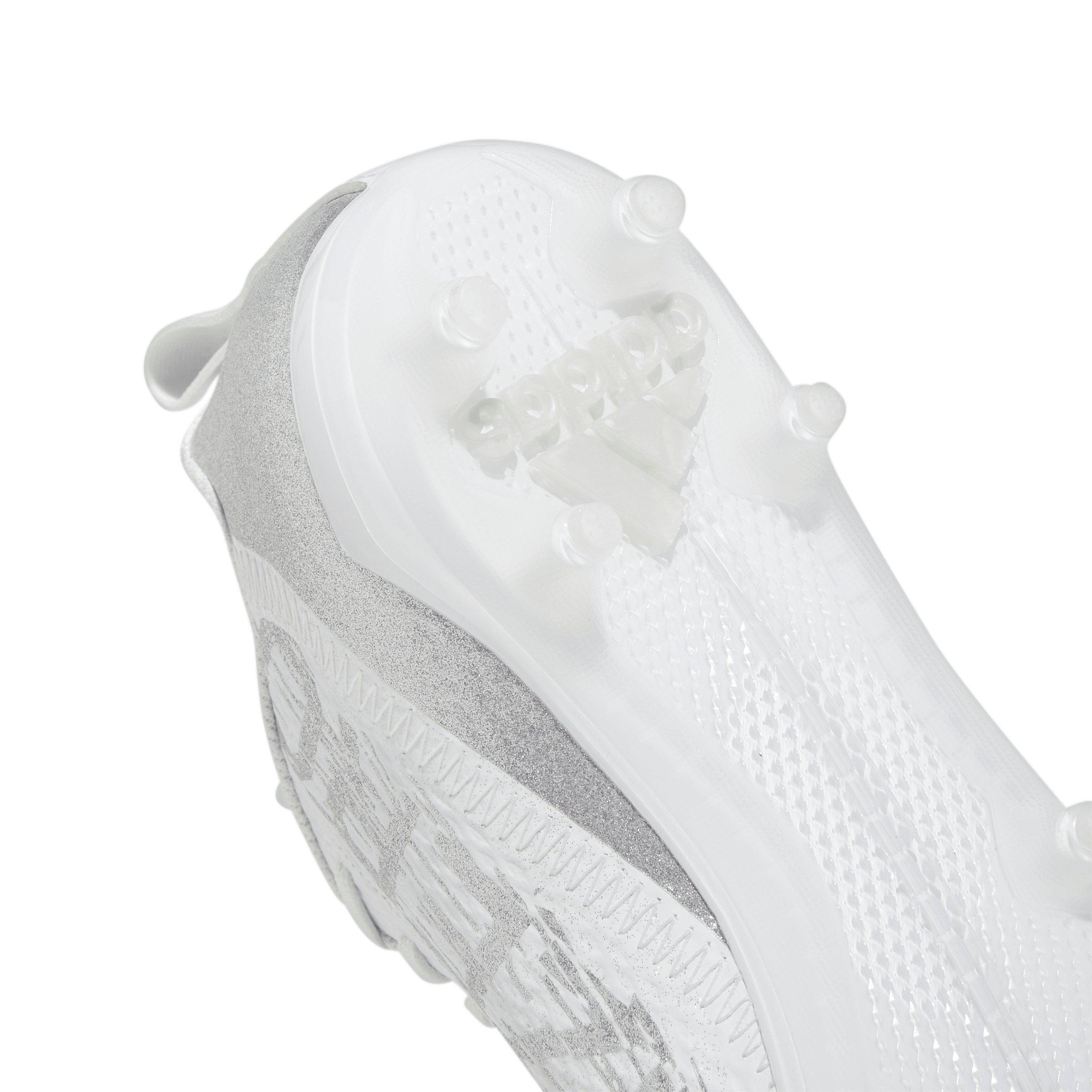 adidas adizero Spark Inline "Cloud White/Silver Metallic/Cloud White" Preschool Boys' Football Cleat