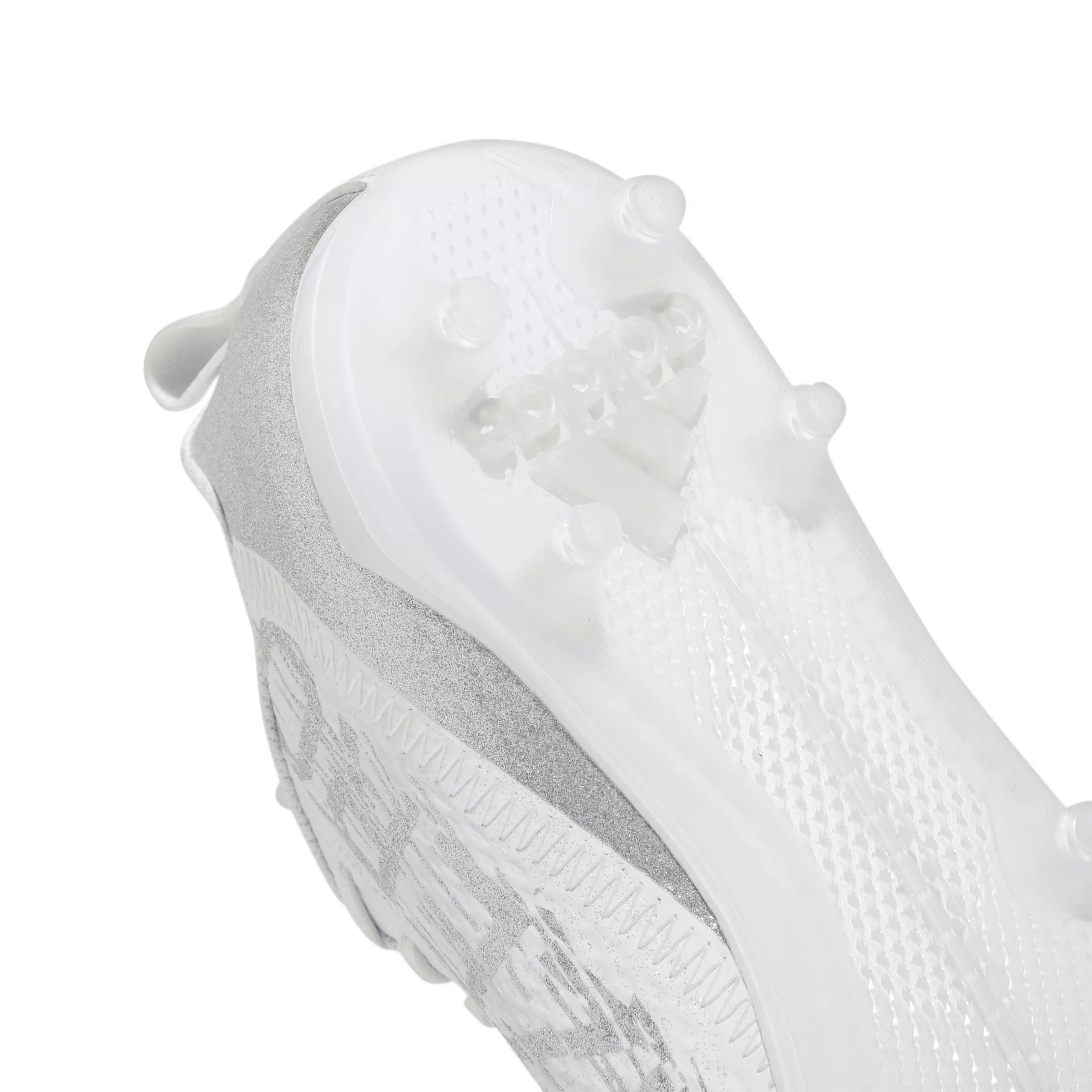 adidas adizero Spark Inline "Cloud White/Silver Metallic/Cloud White" Preschool Boys' Football Cleat - WHITE/SILVER/WHITE