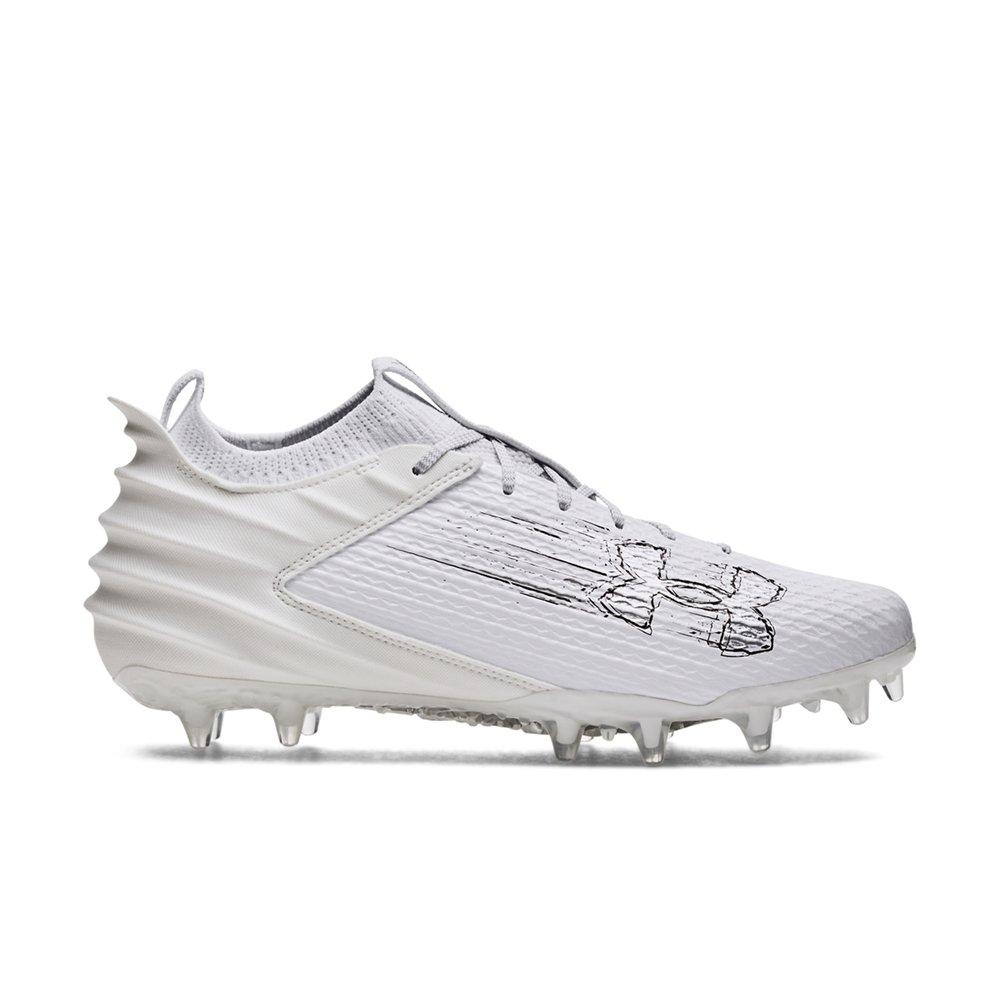 All white ua highlight on sale cleats