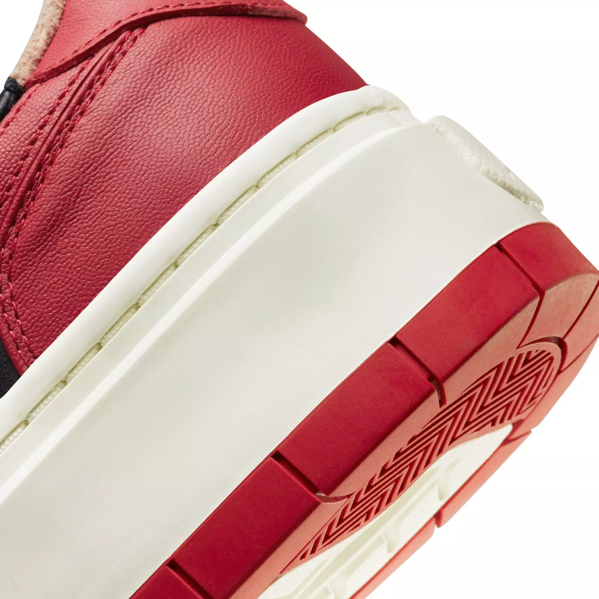 Jordan 1 Elevate Low SE "Black/Gym Red/Sail" Women's Shoe - BLACK/RED