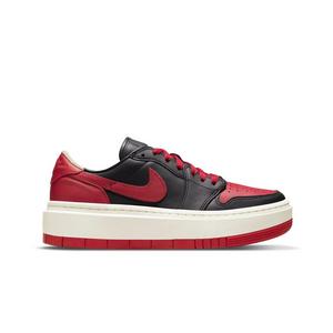 Jordan 1 Elevate Low SE "Black/Gym Red/Sail" Women's Shoe - BLACK/RED