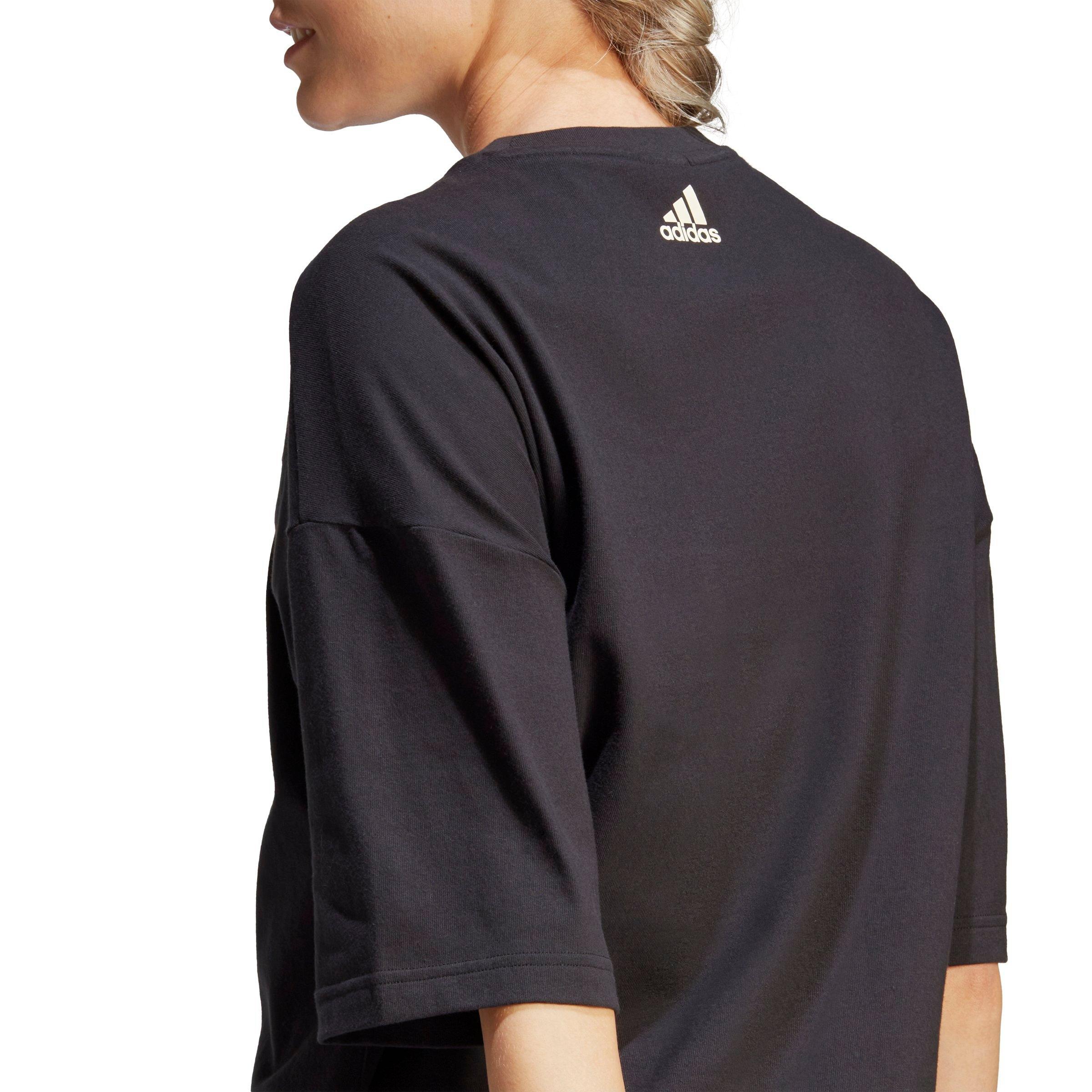 adidas x FARM Rio Crop Graphic Women's Black/Pink/White Tee