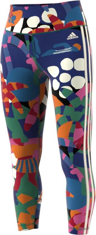 Adidas Leggings Womens Large Climalite Multicolor Geometric Print Active  Workout