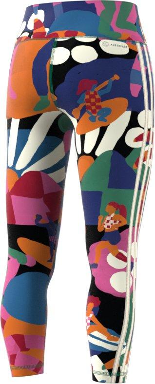 Adidas Leggings Womens Large Climalite Multicolor Geometric Print